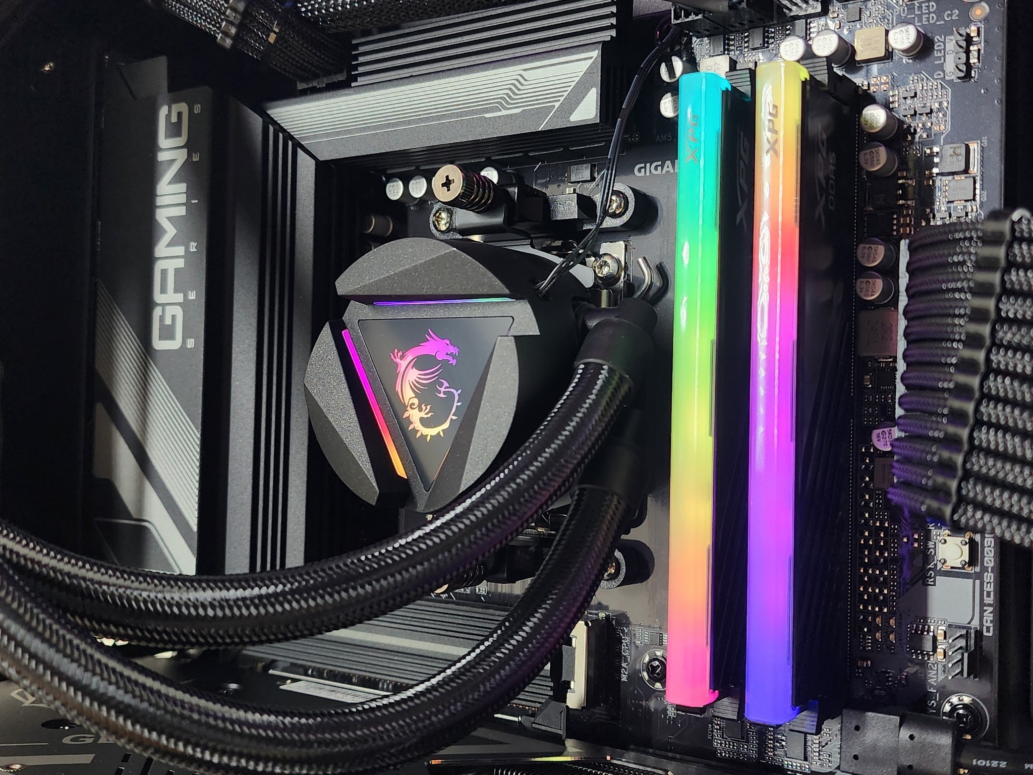 Gaming PC Ryzen 7 7700 32GB RAM 2TB SSD RTX 5060 Ti  16GB Windows 11 Computer