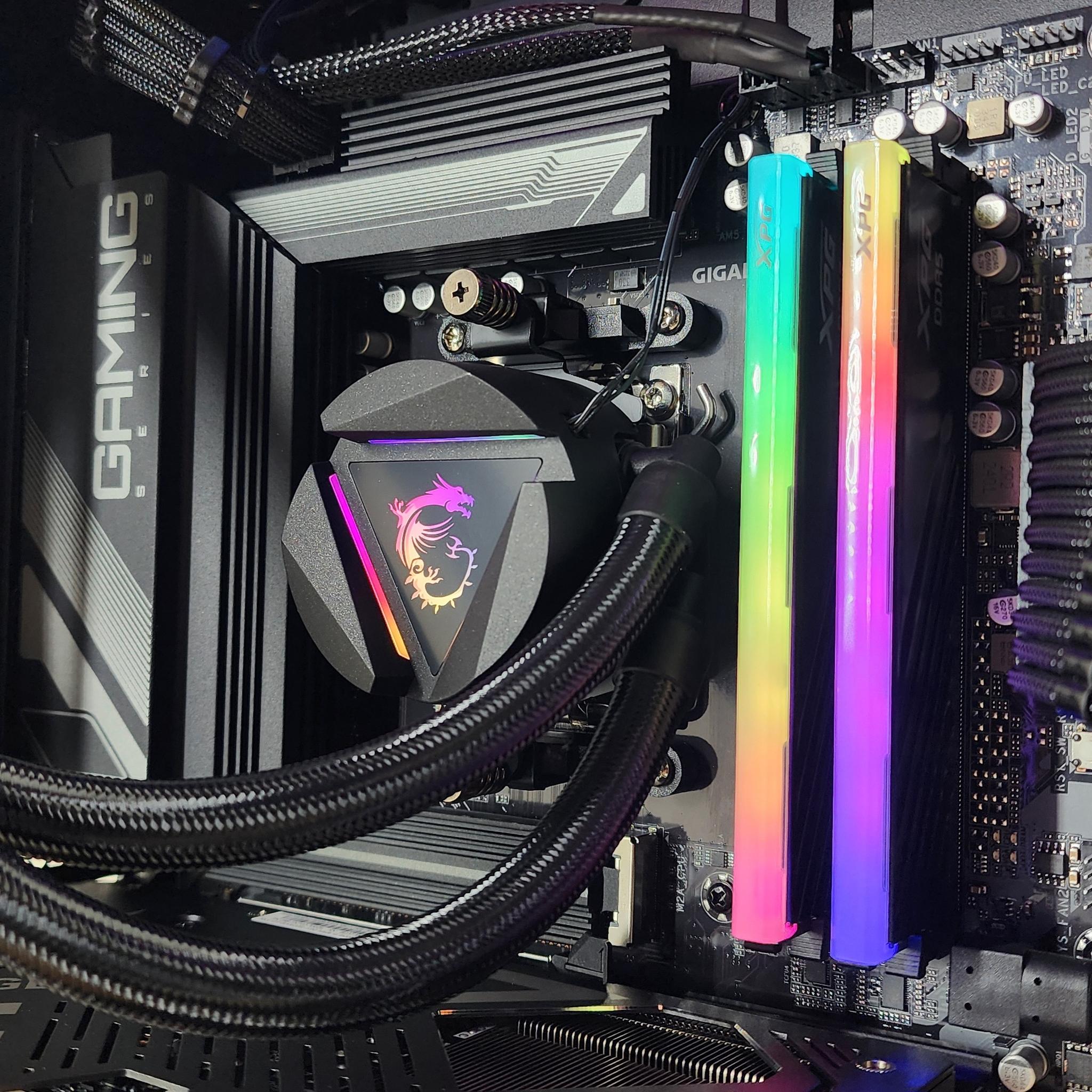 Gaming PC Ryzen 7 7700 32GB RAM 2TB SSD RTX 5060 Ti  16GB Windows 11 Computer
