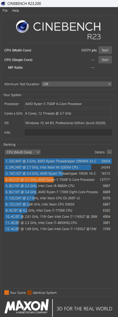 Ryzen 7500f RTX 3080 1tb SSD 16gb Ram Gaming PC