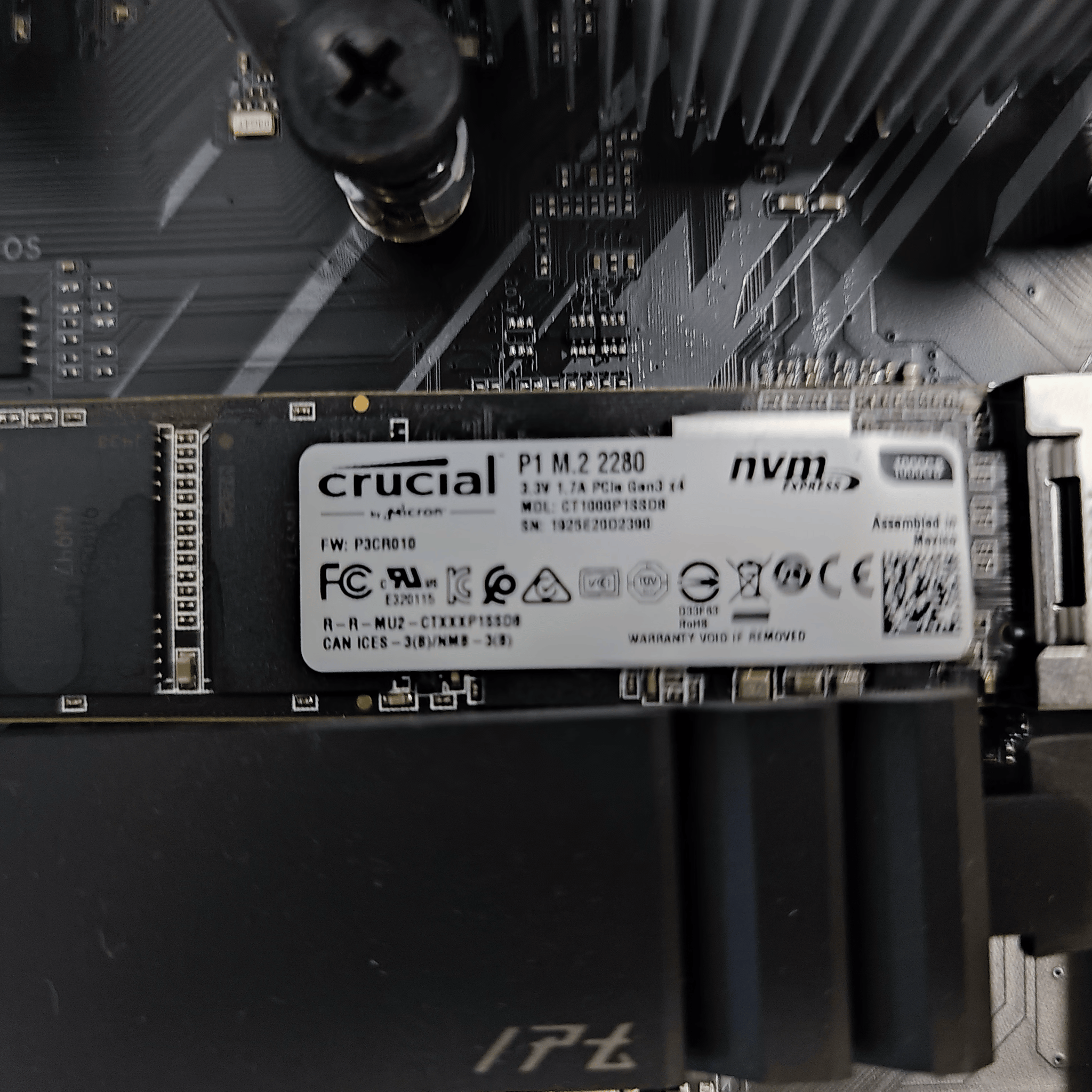 Asus B550 Aorus Elite | Ryzen 3600X | Crucial 1TB NVME Combo