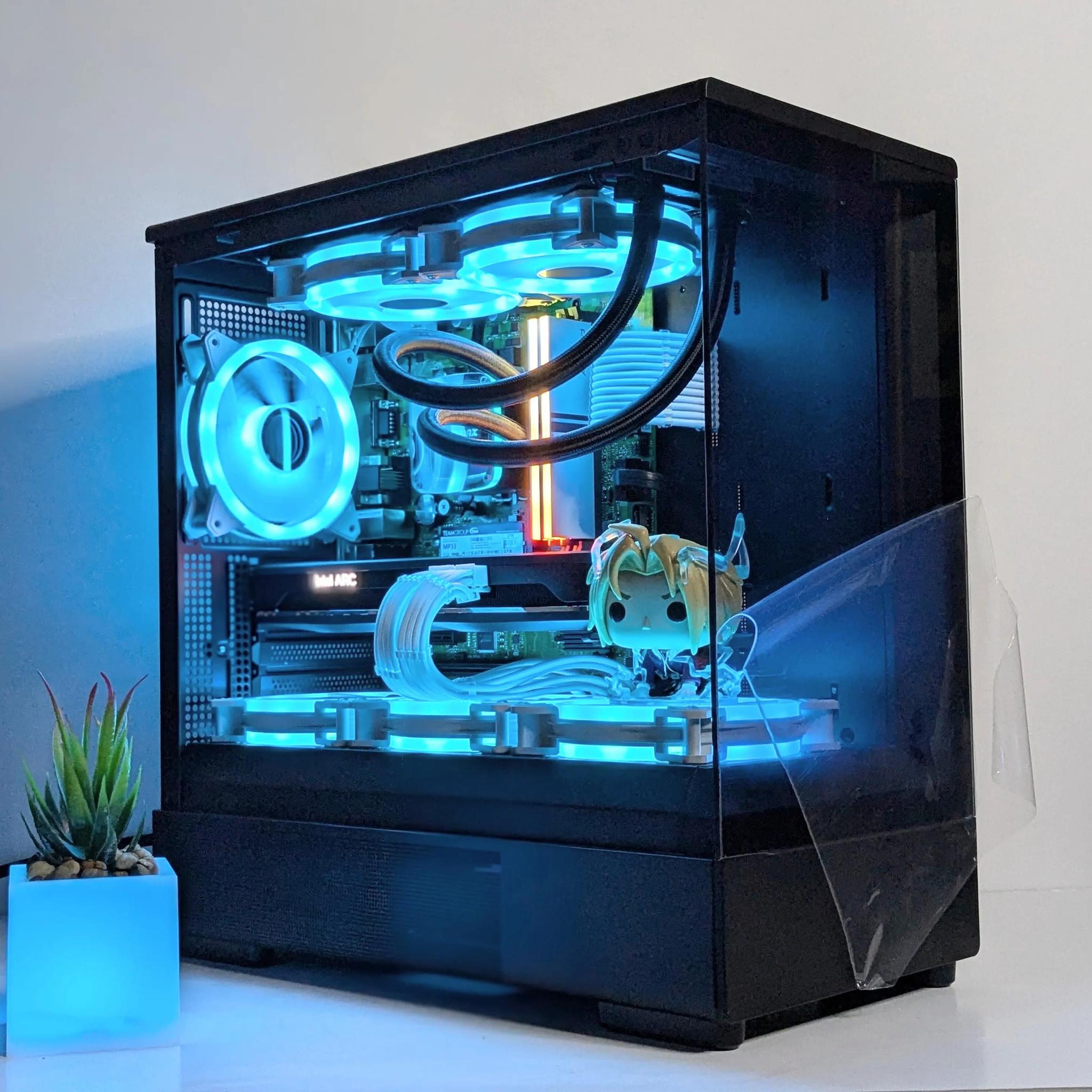 1440p Beast💧Full/Metal-Alchemist◼️Intel 13th Gen⬛️Arc A750 8GB⬛️16GB RAM⬛️1TB NVMe⬛️Windows 11 Pro