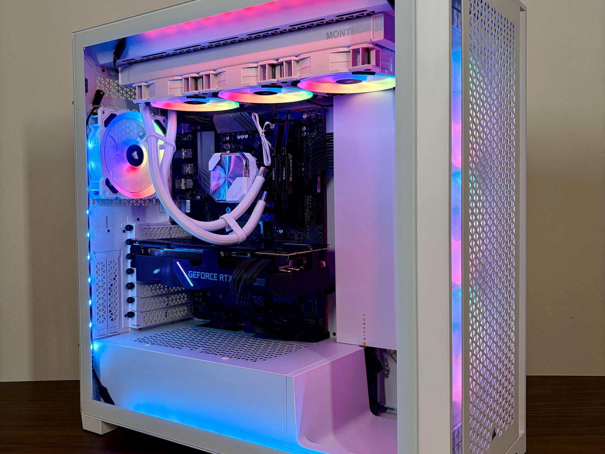 White RGB Corsair 5000D build | Ryzen 7 5700x | 16GB RAM + 1TB SSD | ASUS 2070 Super
