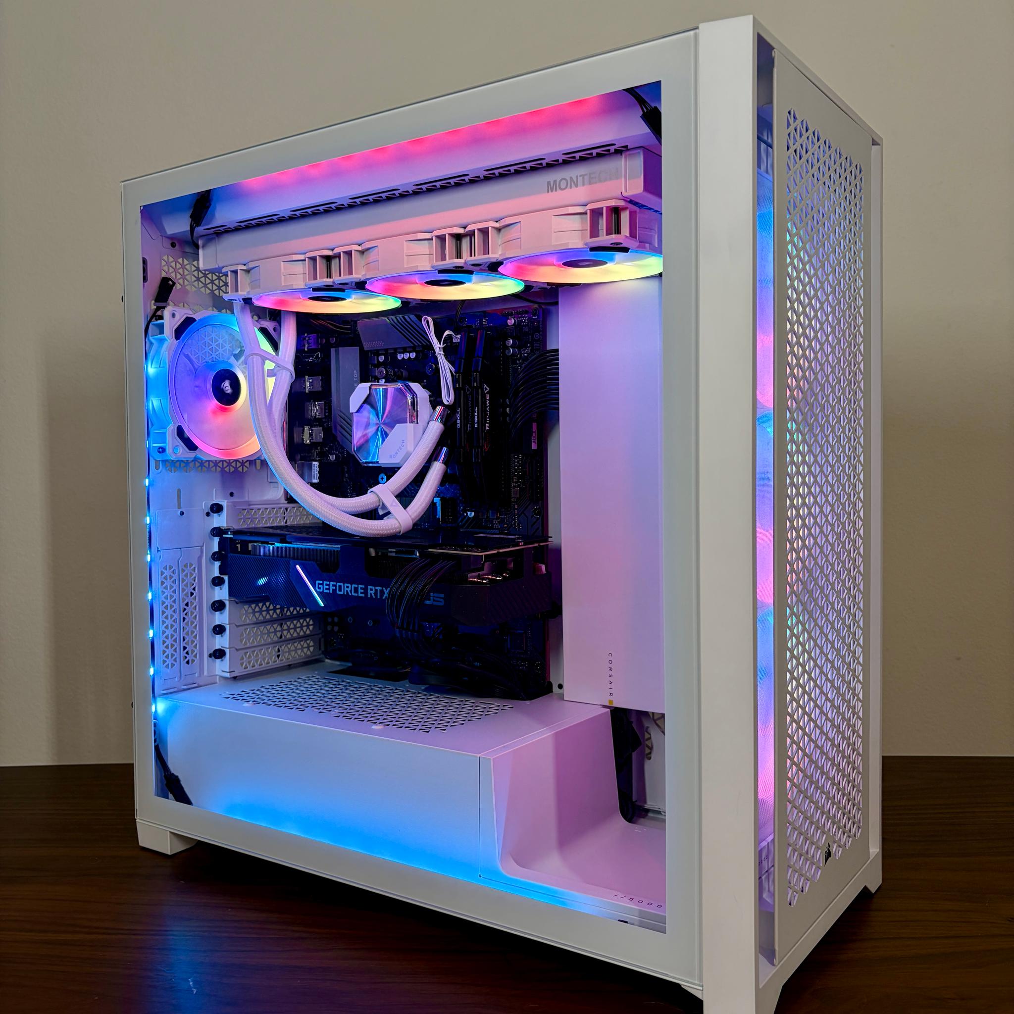 White RGB Corsair 5000D build | Ryzen 7 5700x | 16GB RAM + 1TB SSD | ASUS 2070 Super