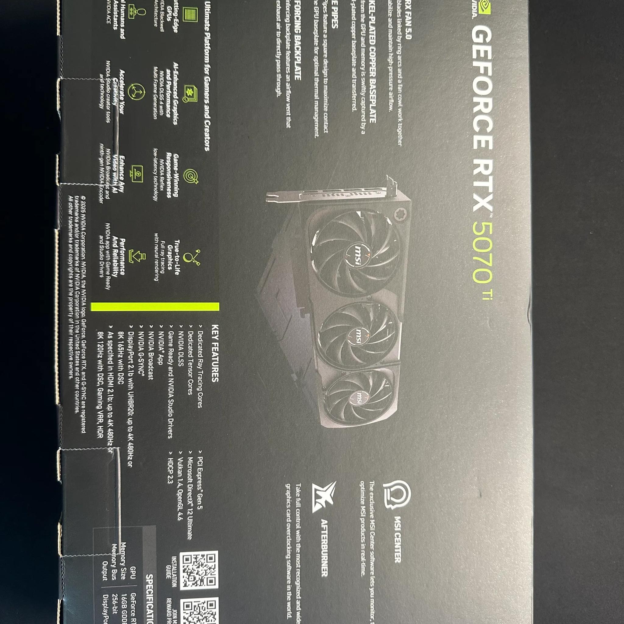 5070Ti MSI Shadow 3X OC Edition