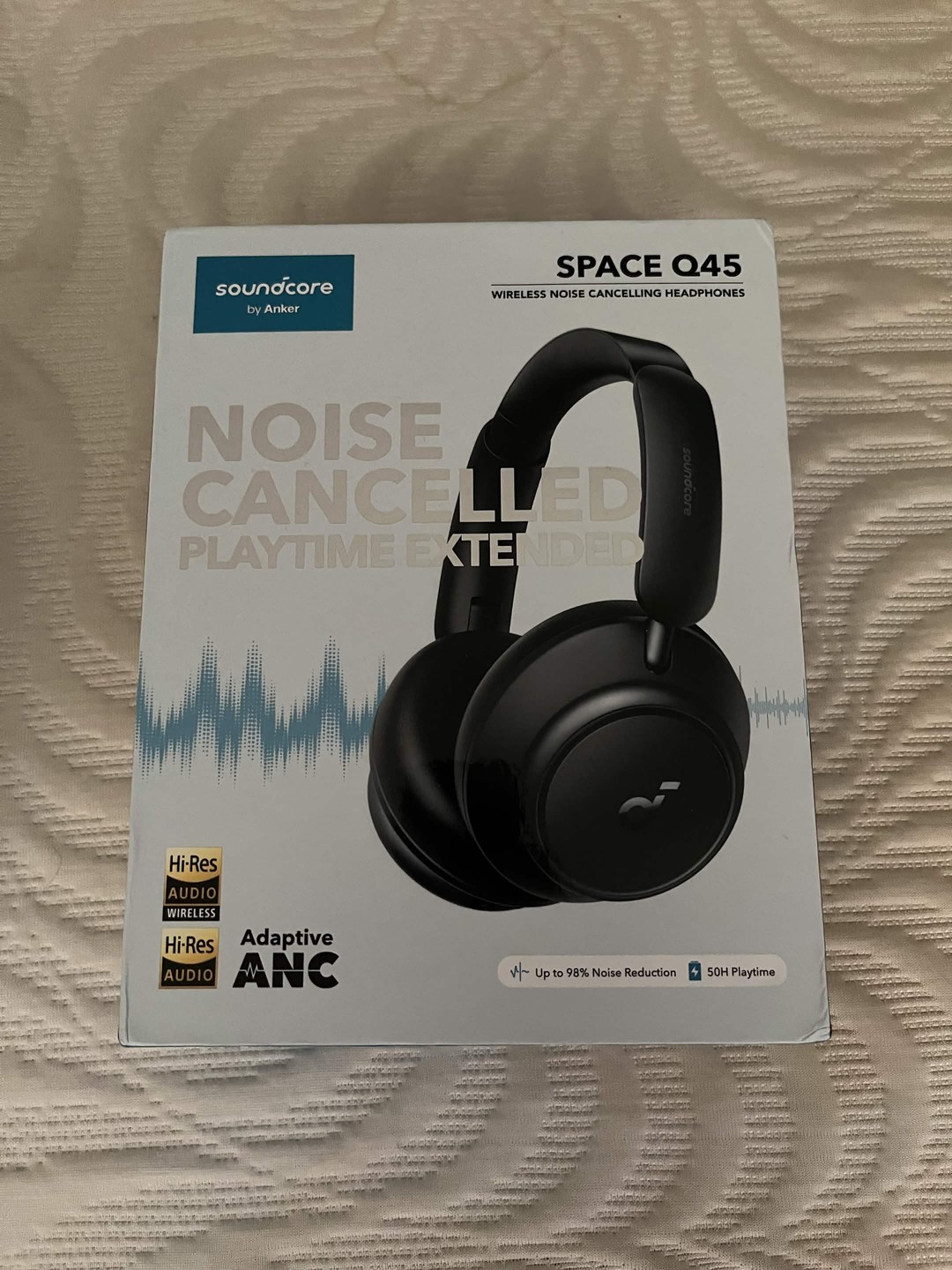 Soundcore Space Q45 ANC Headphones – 50H Battery, LDAC, Bluetooth