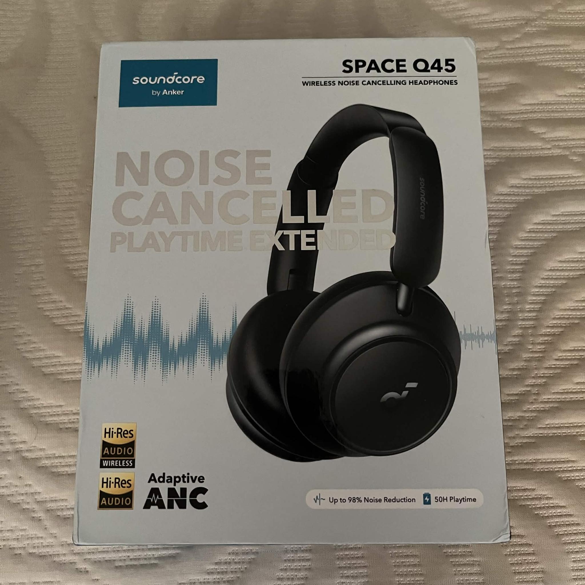 Soundcore Space Q45 ANC Headphones – 50H Battery, LDAC, Bluetooth 5.3