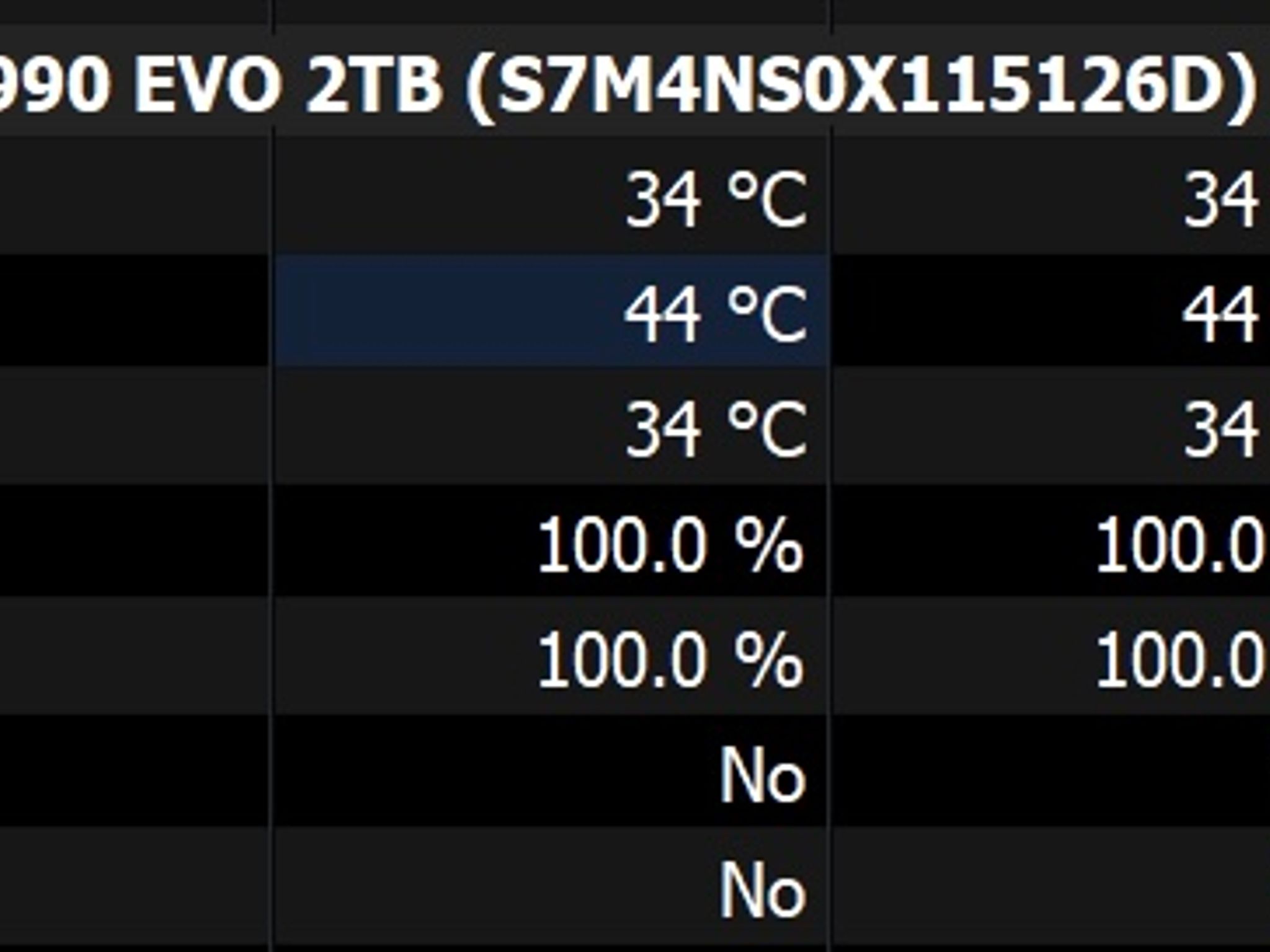 100% Health - Samsung 990 Evo 2TB PCIE 5.0/4.0 NVME SSD