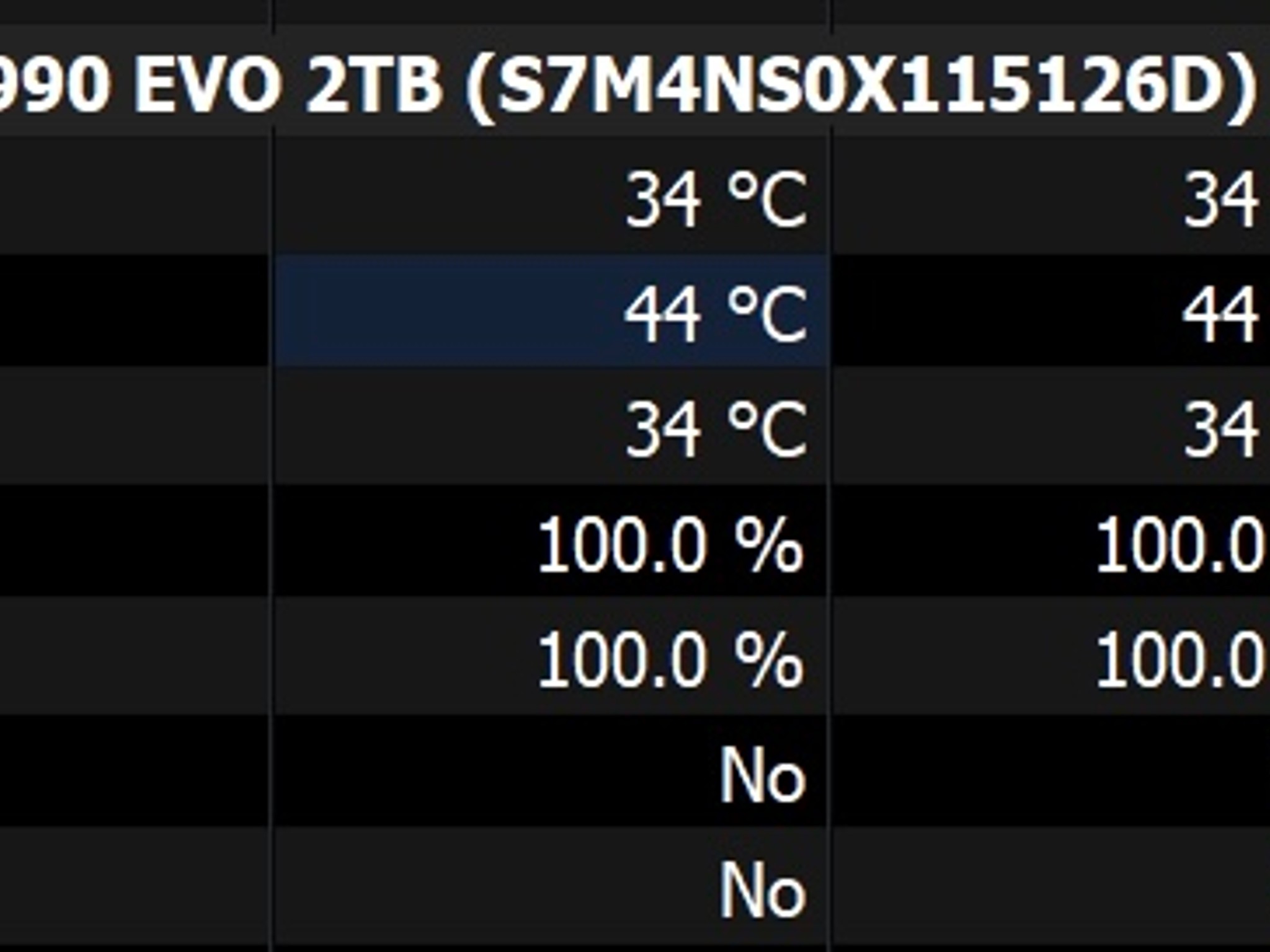 100% Health - Samsung 990 Evo 2TB PCIE 5.0/4.0 NVME SSD