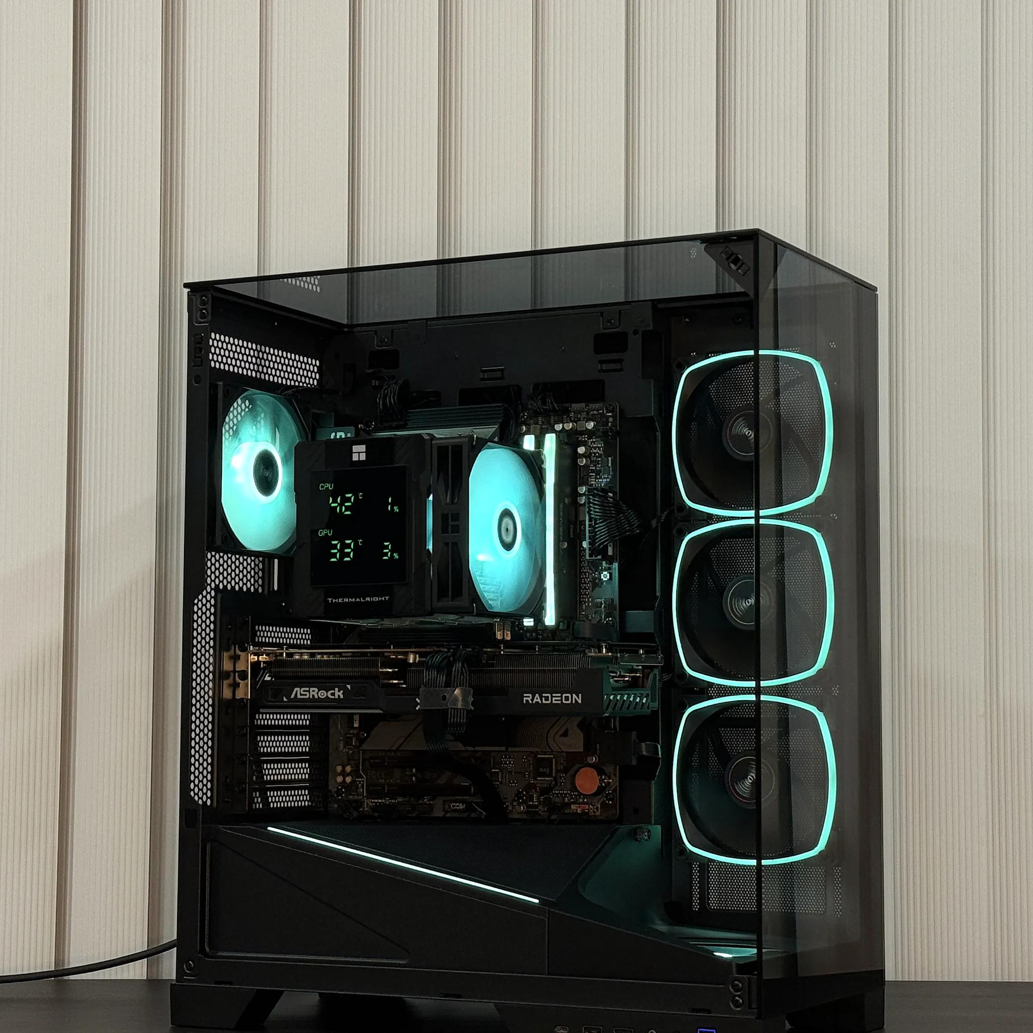 Gaming PC - RX 9070 | Ryzen 7 - 7700x | 32 GB DDR5 | 2 TB SSD | 750w Gold PSU