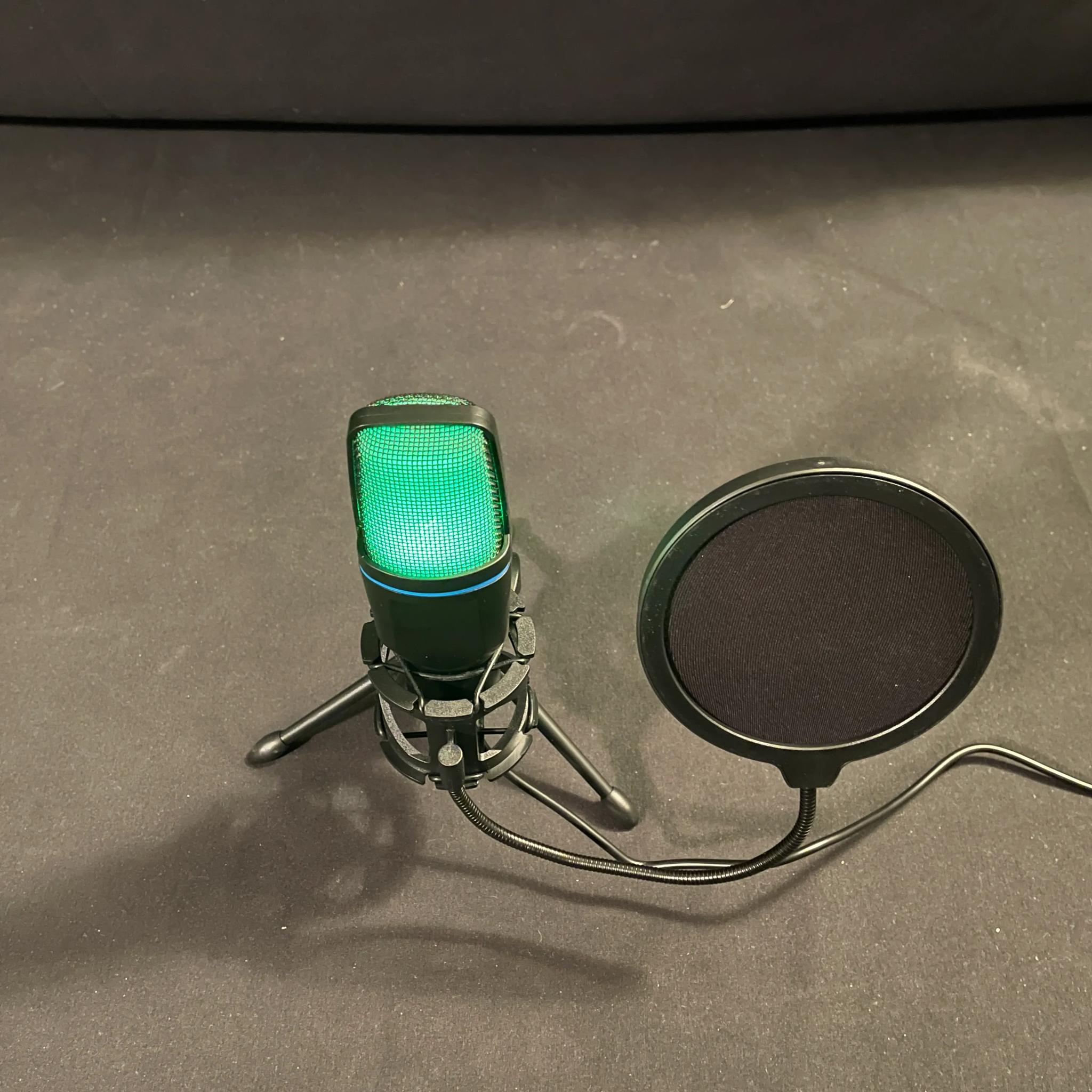 Gaming RGB Mic With Pop Filter