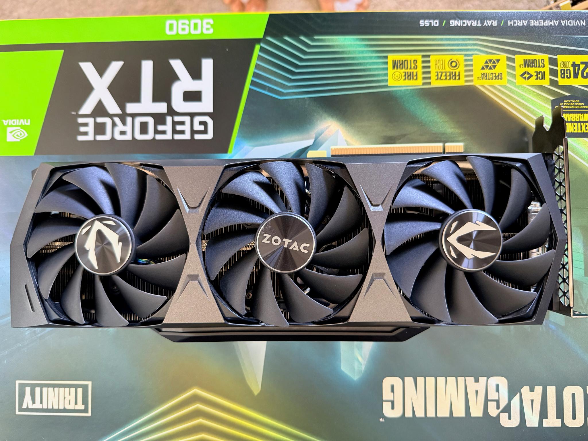 Zotac RTX 3090 Trinity OC 24GB - Used, Excellent Condition