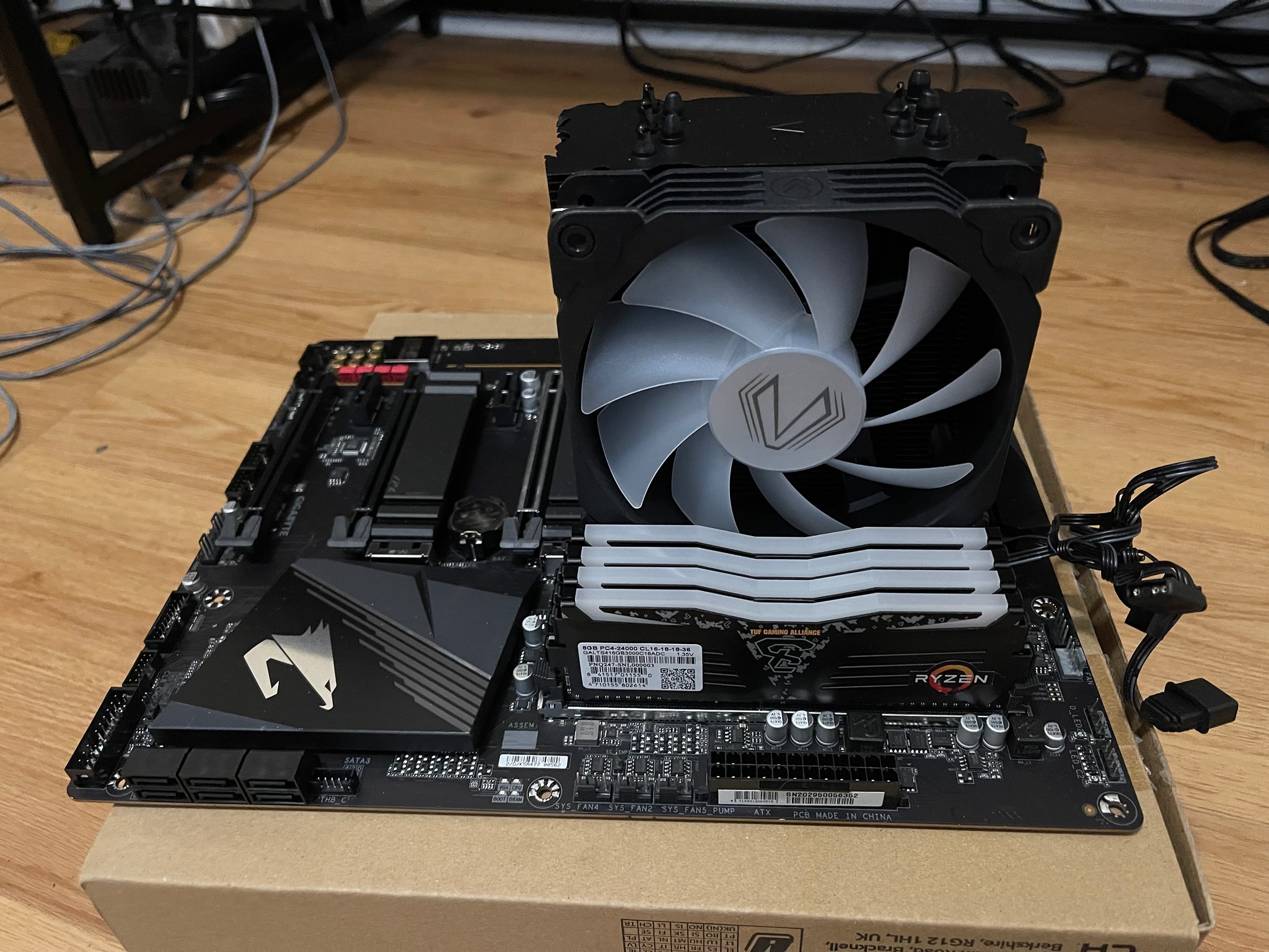GIGABYTE B550 AORUS PRO AC With Ryzen 1700x, 32GB Ram
