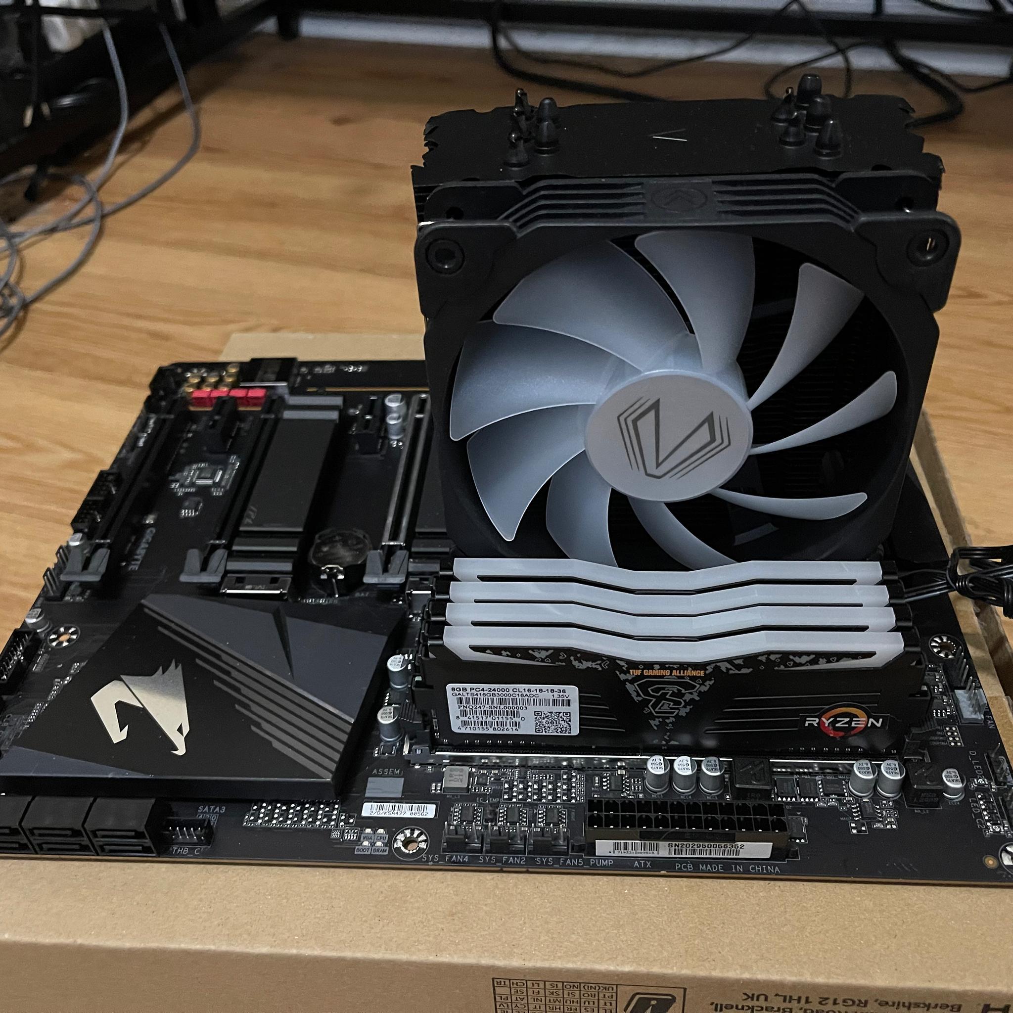 GIGABYTE B550 AORUS PRO AC With Ryzen 1700x, 32GB Ram