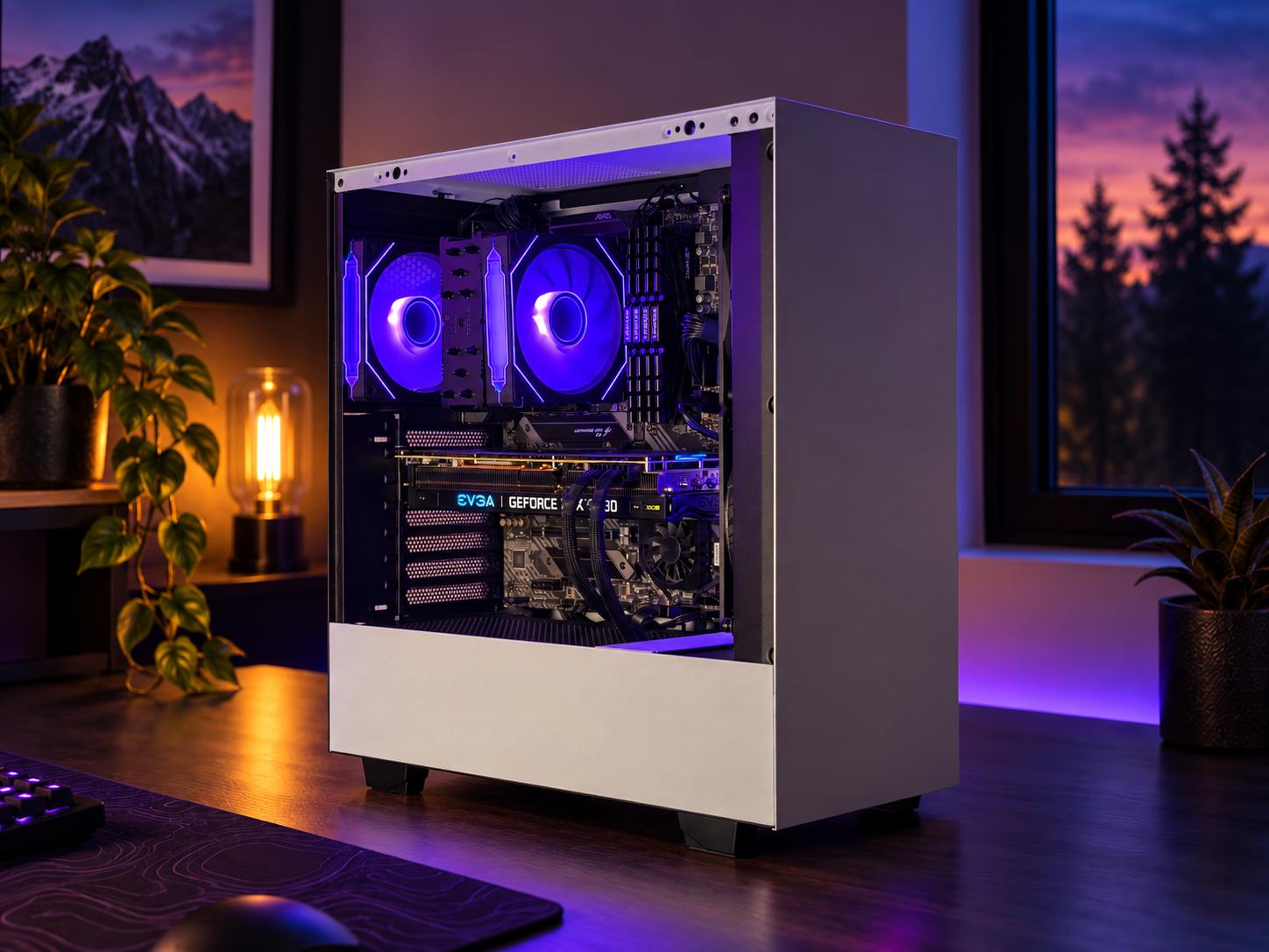 🌠 SUPERNOVA Gaming PC | RTX 3080 | Ryzen 7 5800x | 32GB RAM | 500GB NVME+1TB SATA SSD | FREE SHIP