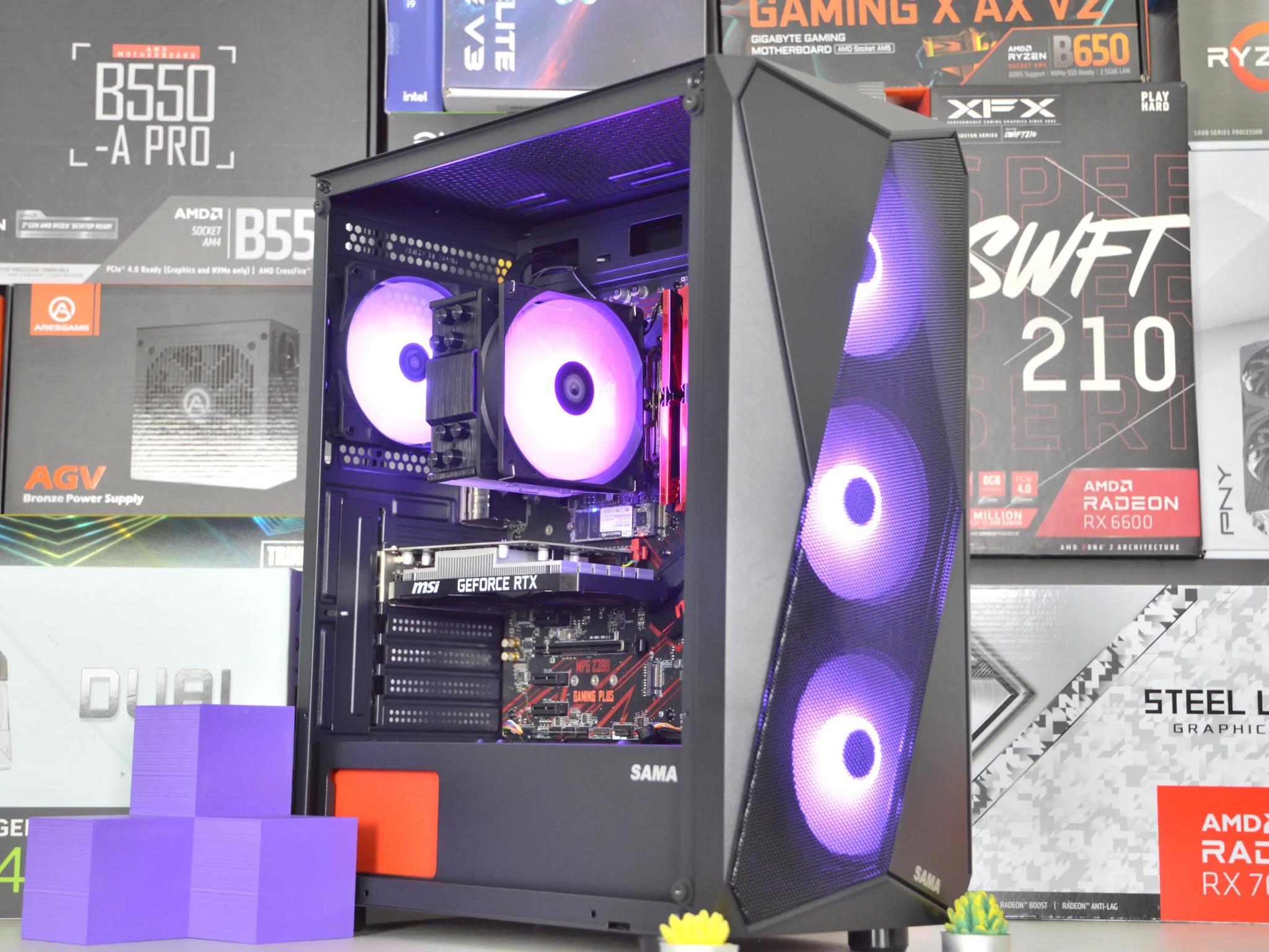 🔴🔴| RTX 3050 6GB | INTEL i7-8700 | 16GB DDR4 RAM | 256GB NVME SSD + 1TB HDD | Crimson Vortex |
