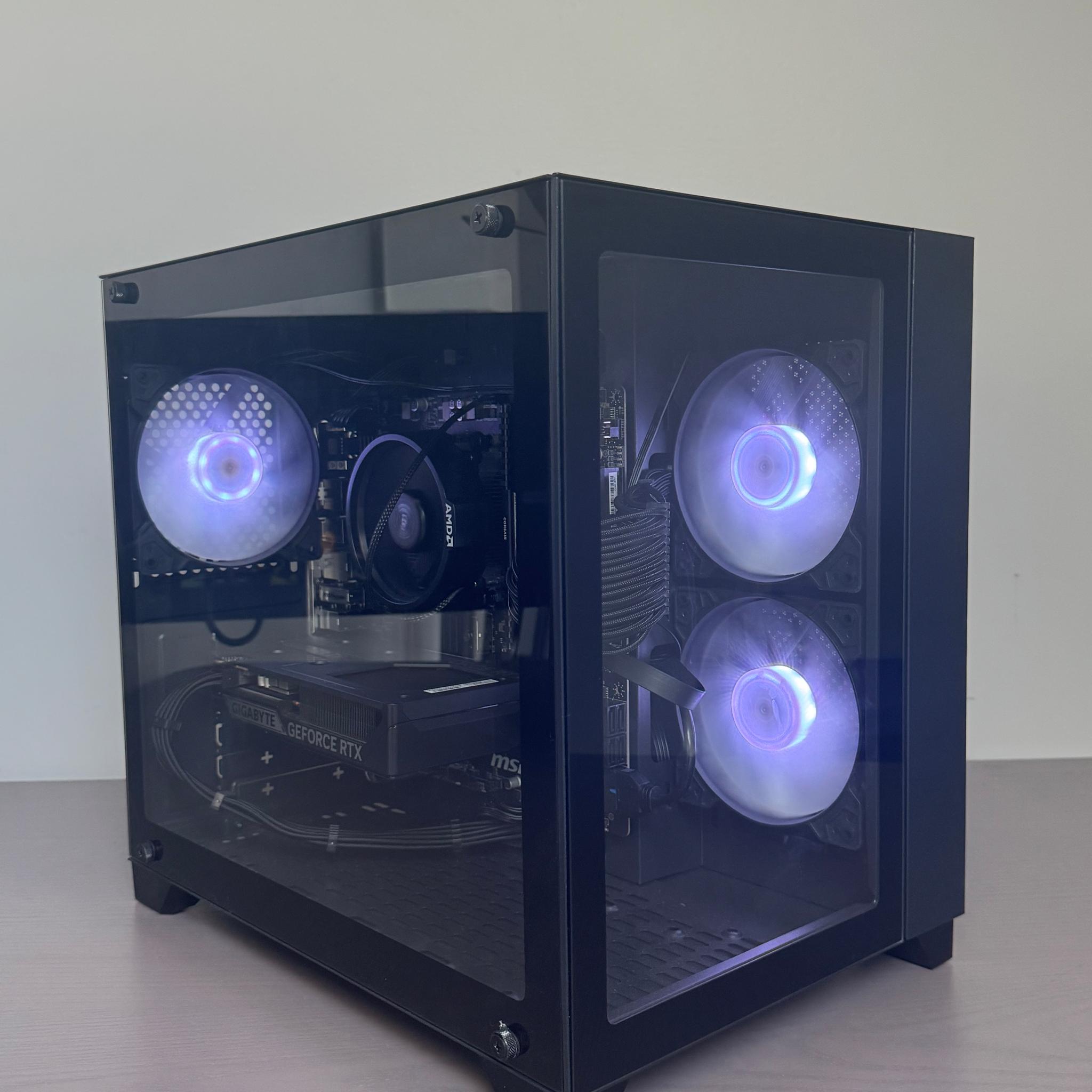 ⚫Black budget PC -  RTX 5060 + 32gb RAM + WIFI B550⚫