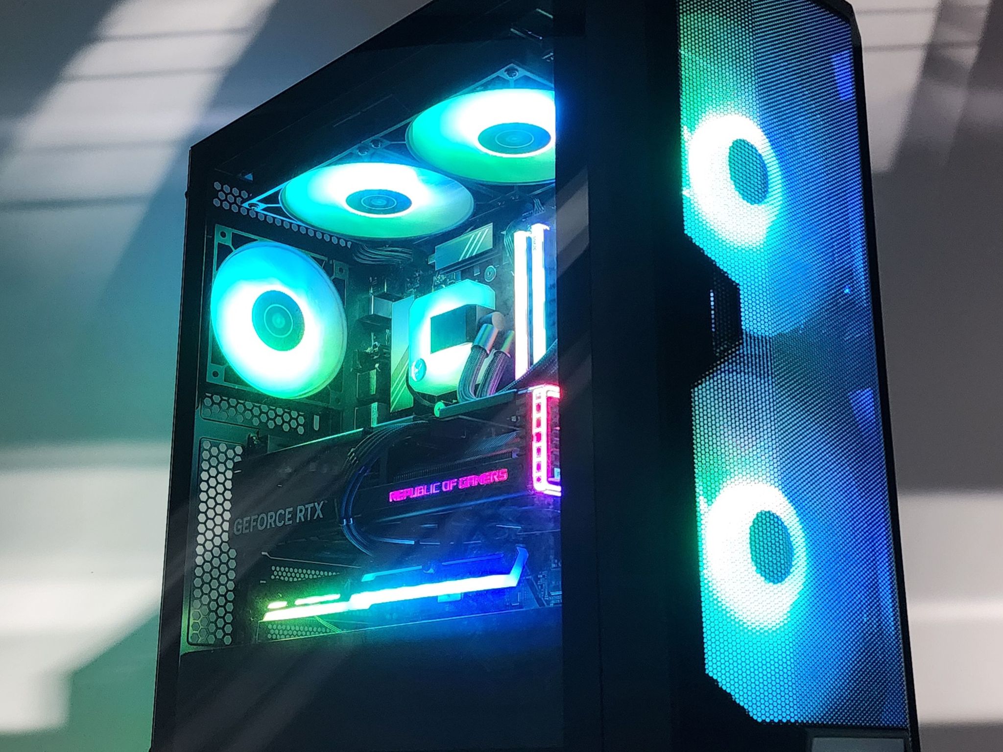 Gaming PC Ryzen 9 7900X3D 32GB RAM 1TB SSD RTX 4060 Ti 16GB Windows 11 Computer
