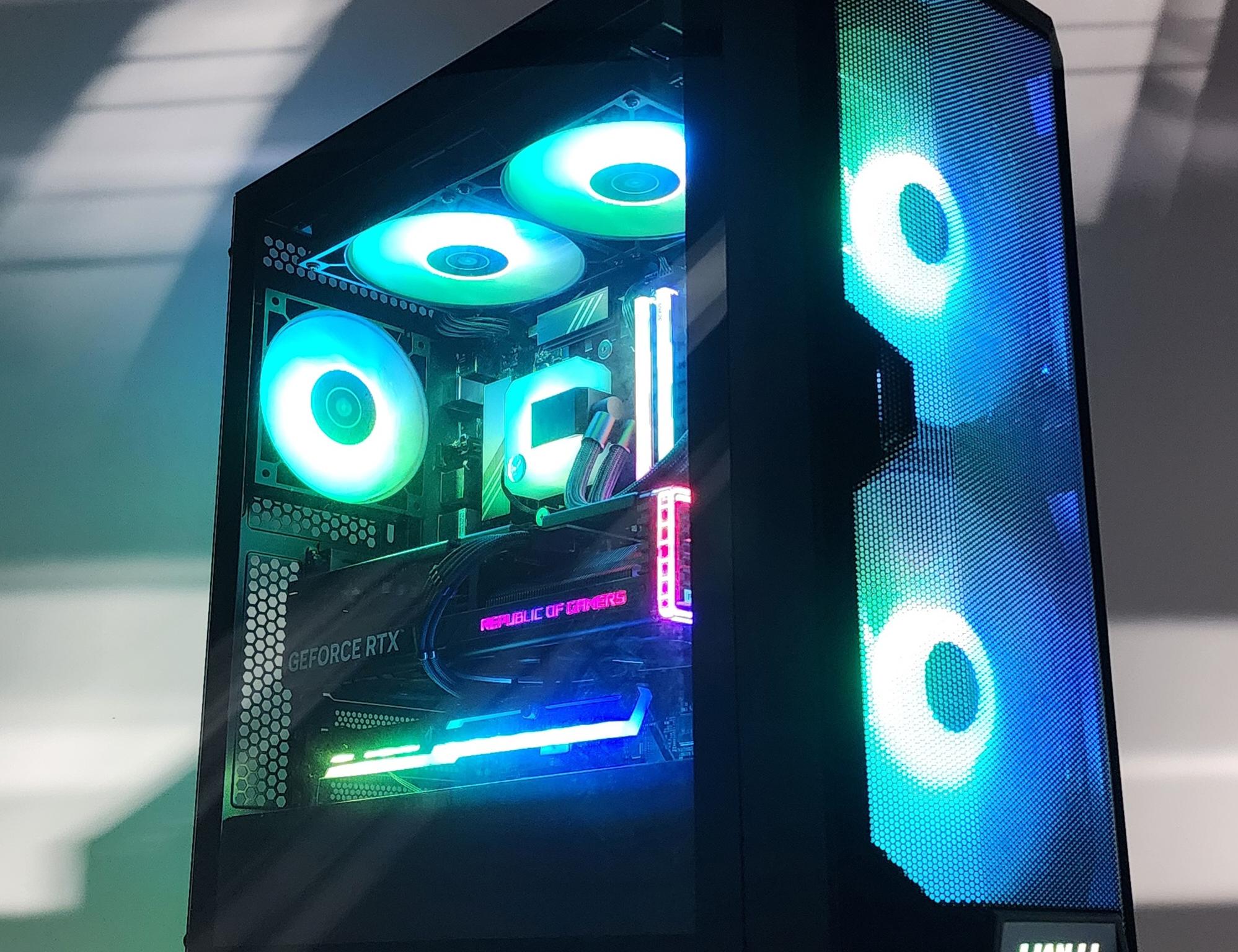 Gaming PC Ryzen 9 7900X3D 32GB RAM 1TB SSD RTX 4060 Ti 16GB Windows 11 Computer