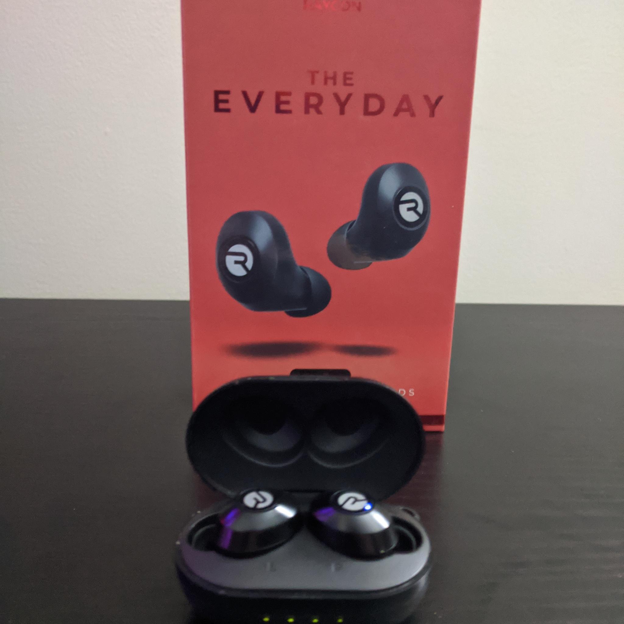 Raycon E25 Pro Wireless EarBuds | Comes with box and all accessories | Wireless Charging Case