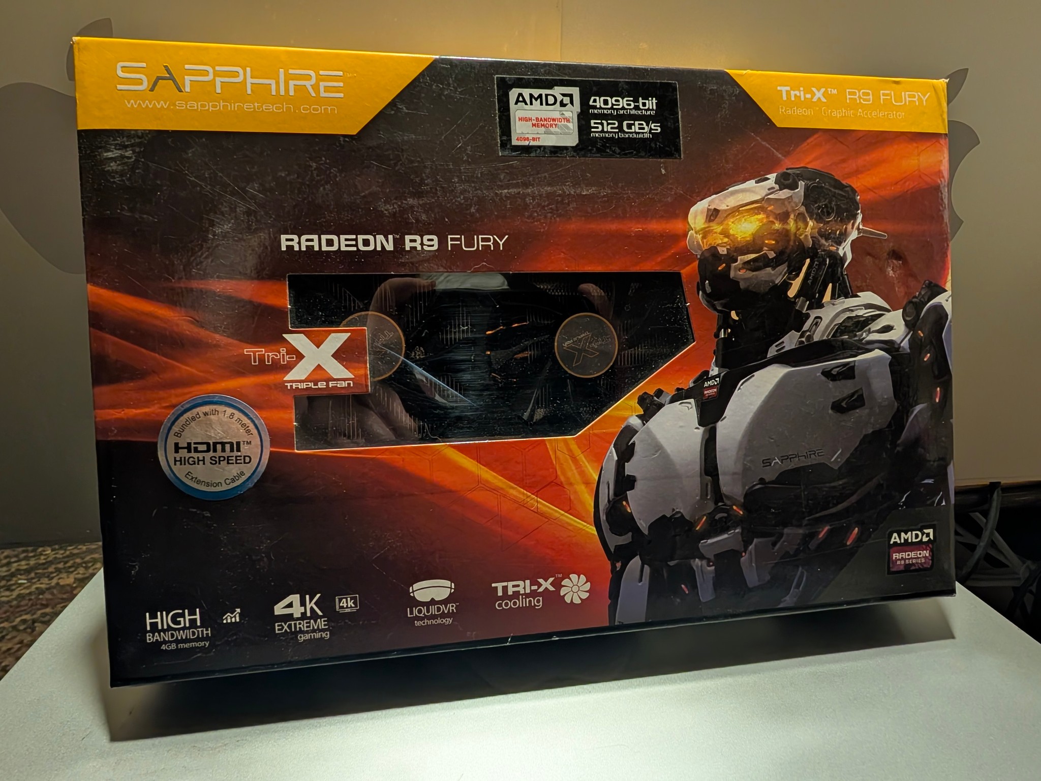 Sapphire Nitro Radeon R9 Fury | HBM Tri-X UEFI | 11247-00 | New Paste & Original Factory Box
