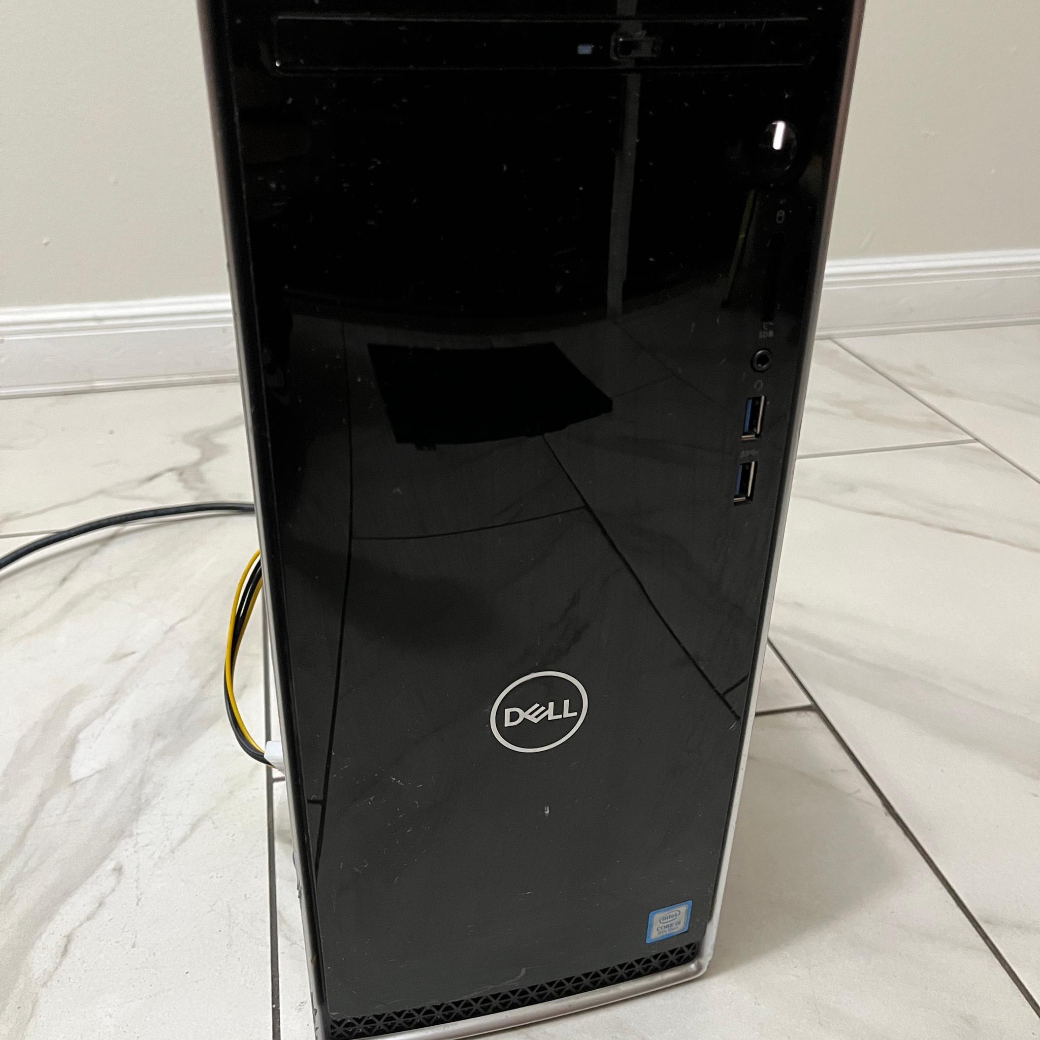 NVIDIA RTX 4060, Intel Core i5-8400, 16GB RAM, 1.1 TB Storage, Dell Gaming PC w/ Wi-Fi & BT