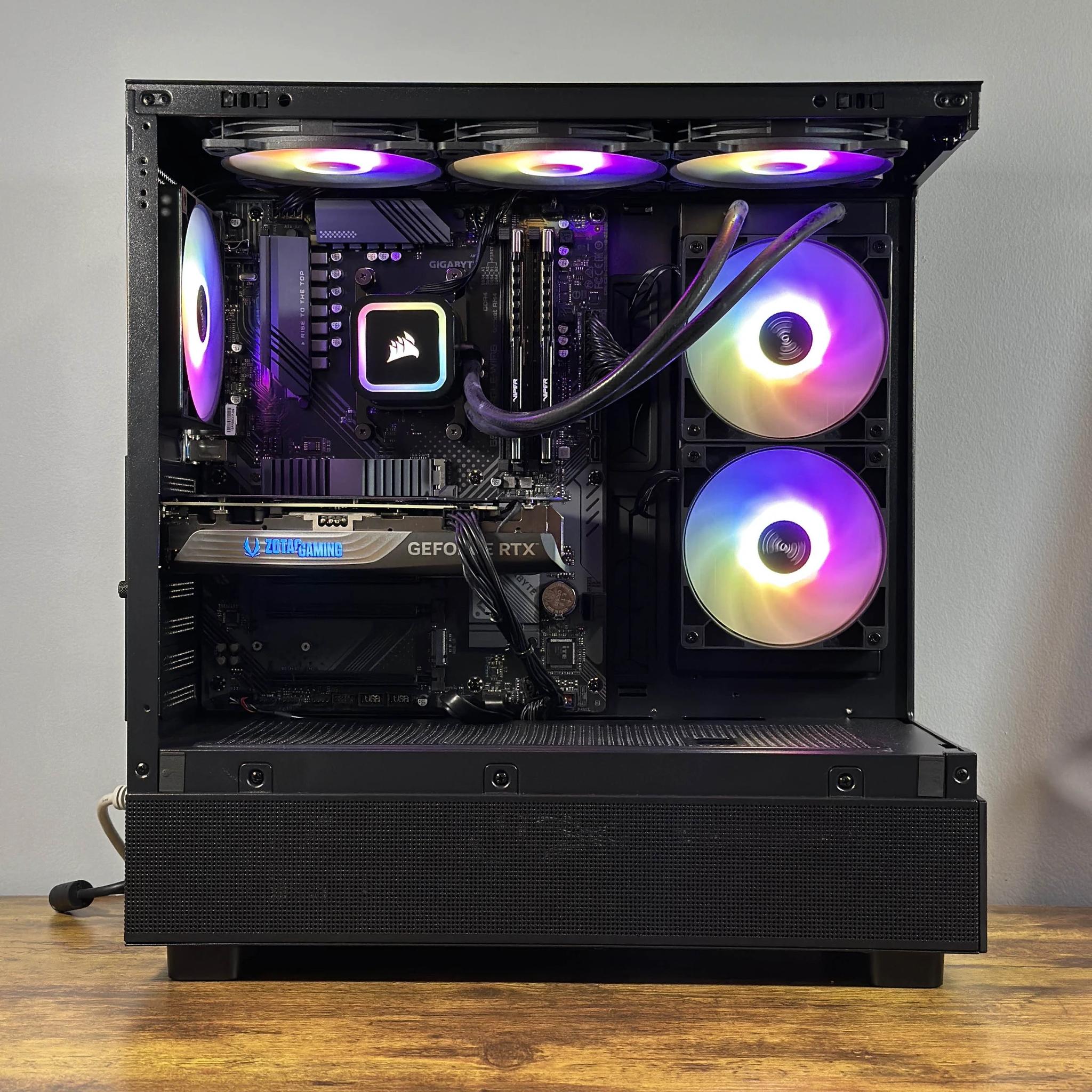 RTX 4070 12GB | Ryzen 7 5700X | 32GB DDR4 | 1TB SSD | Win11 | WIFI+BT | 1440P/4K Gaming PC