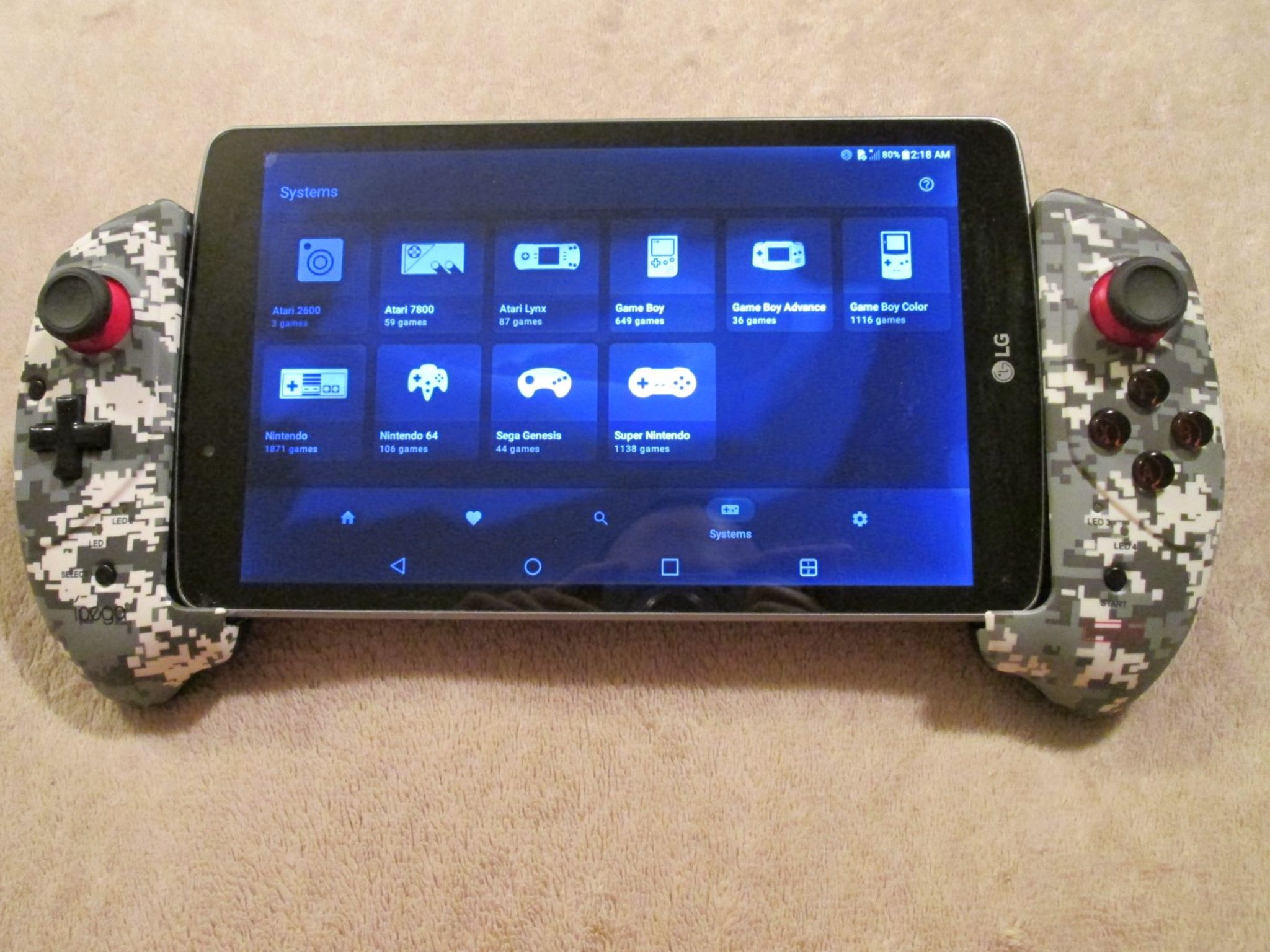 Lg Tablet Retro Gaming With Controller