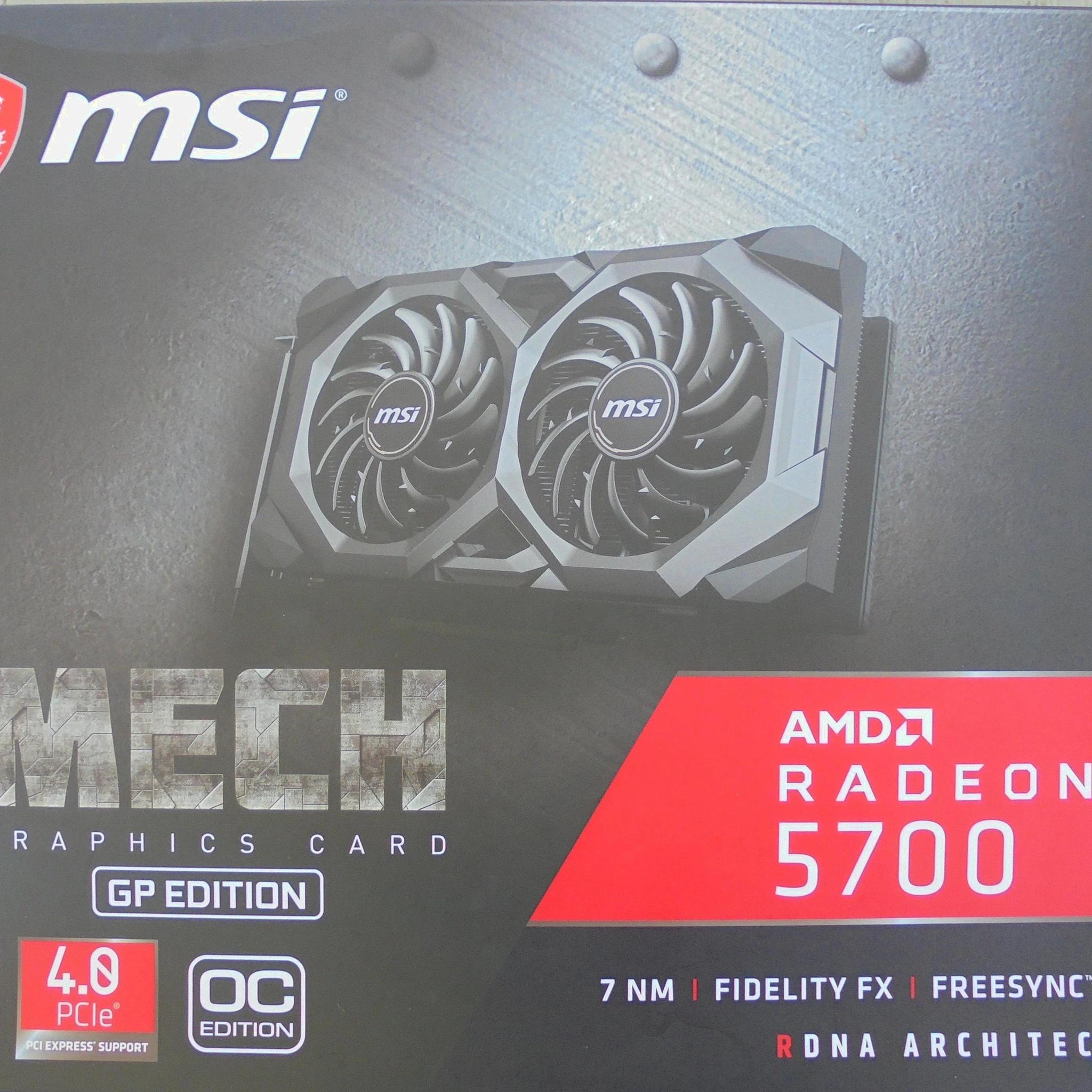 MSI AMD Radeon RX 5700 Mech OC GP Edition 8GB