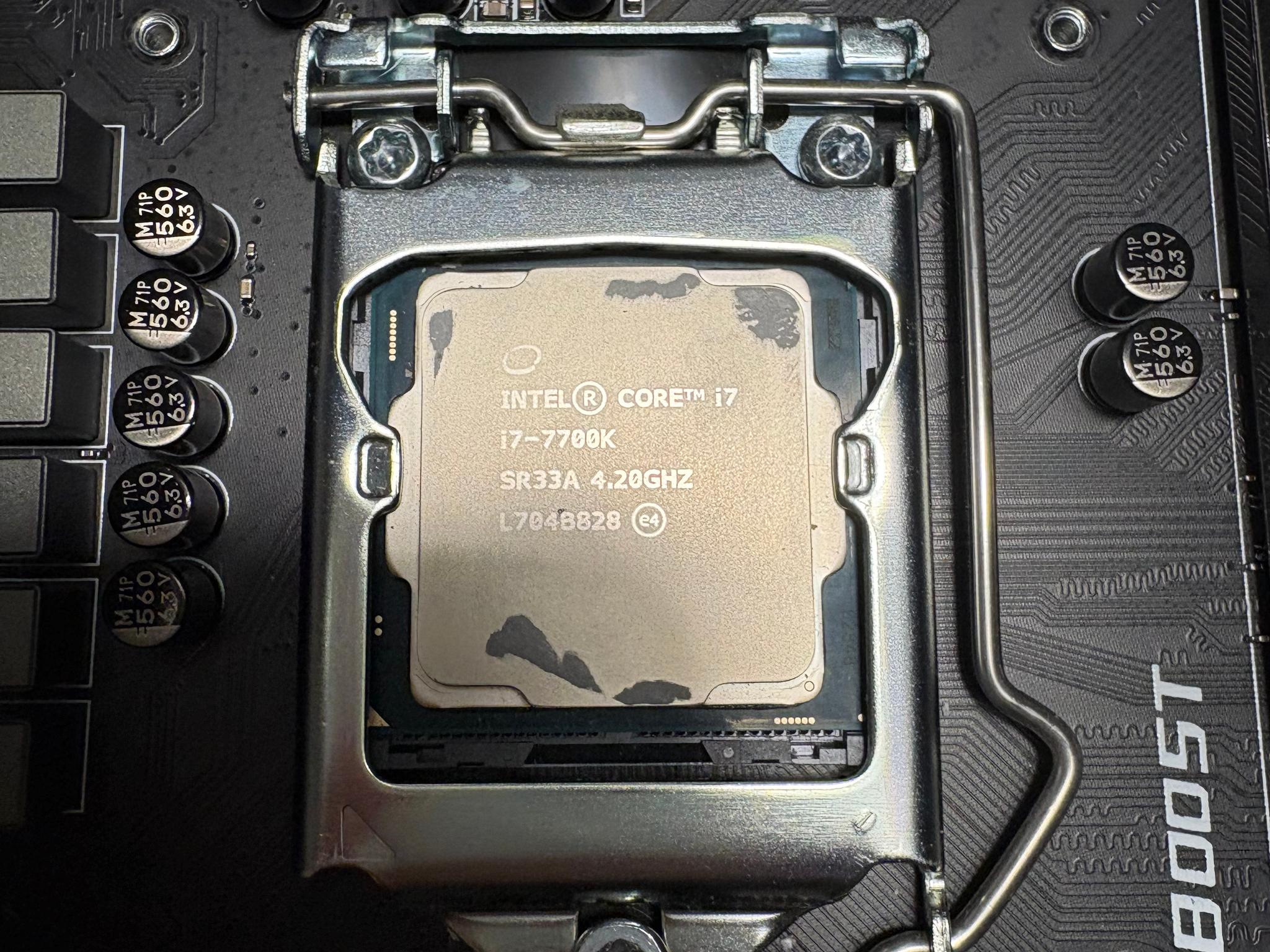 Combo - i7 7700K, MSI Z270 Motherboard, 256GB NVMe