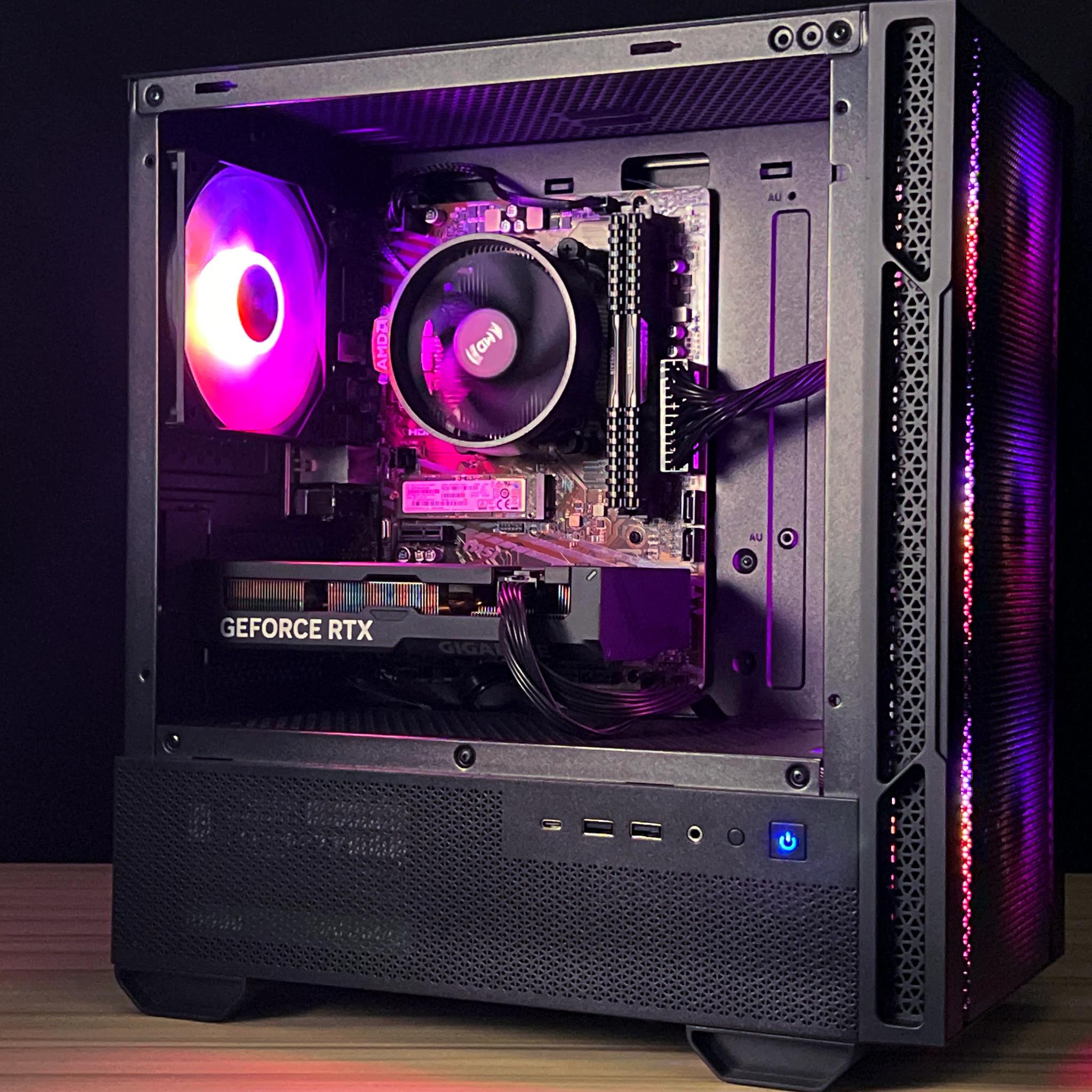 🔥 Stealth Gaming PC - RTX 4060 Ti 8gb, Ryzen 7 2700x, 16gb, 512gb NVME