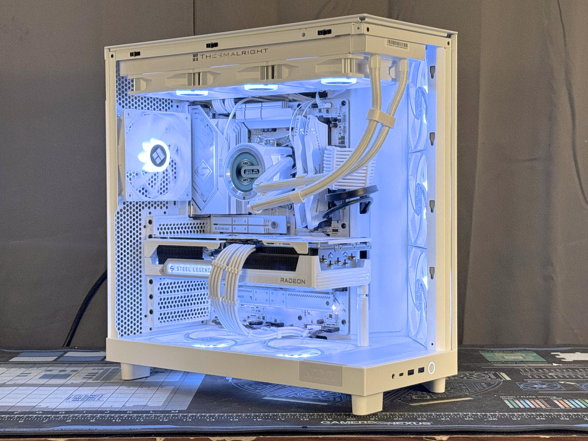 ⚪White Steel v2🛠️ | 7800X3D, 9070XT, 32GB DDR5, 2TB SSD, Wifi