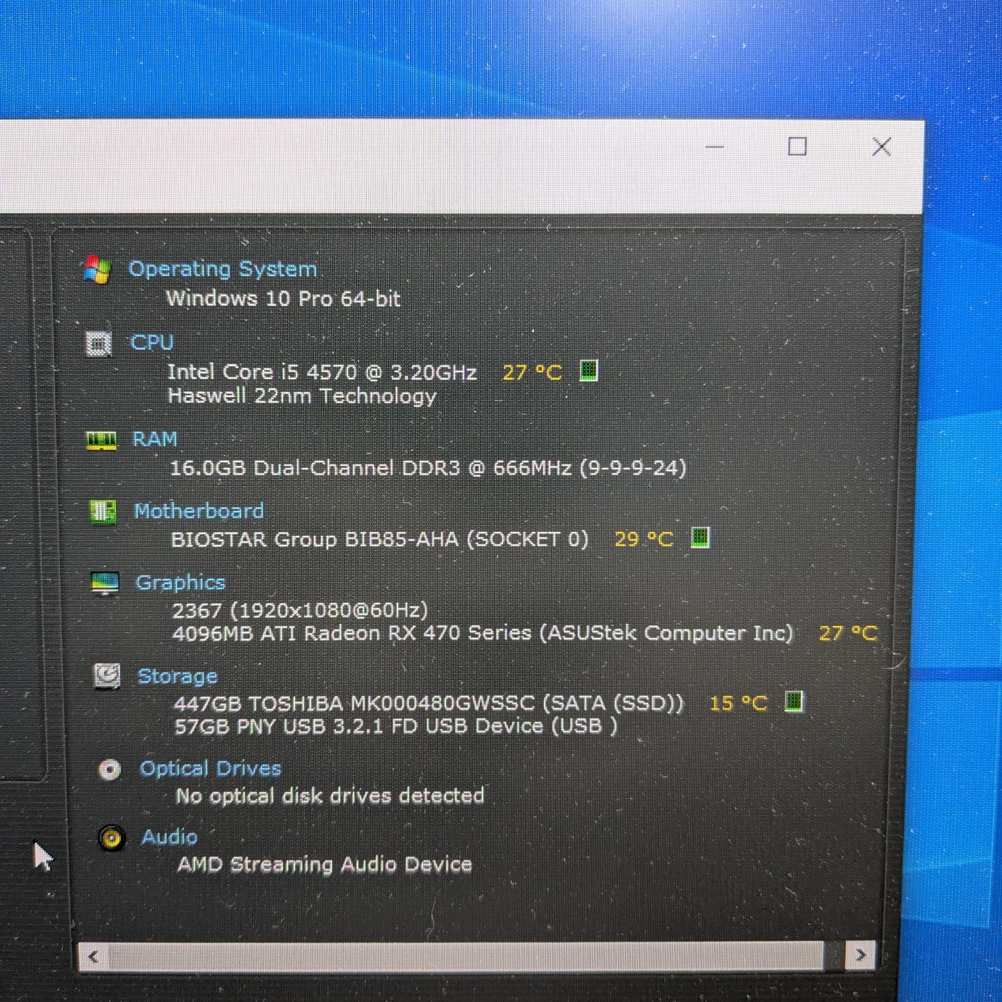 120 FPS Fortnite | 180 Day Warranty | i5 4570, 16GB RAM, 480GB SSD, RX 470 4GB, RGB, Win10, Wifi