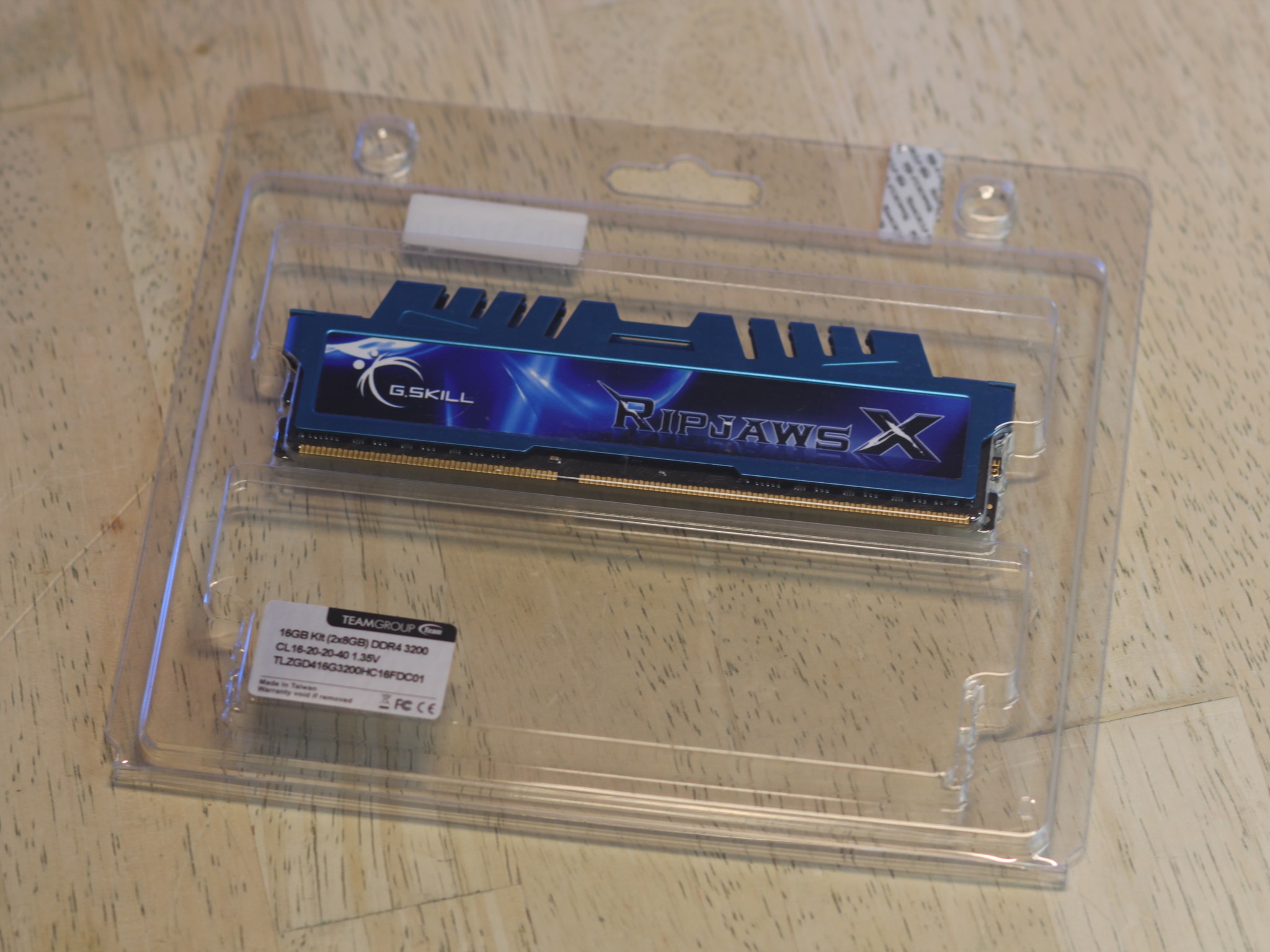 G.Skill Ripjaws X DDR3 (1x8GB) 2133MT/s CL10