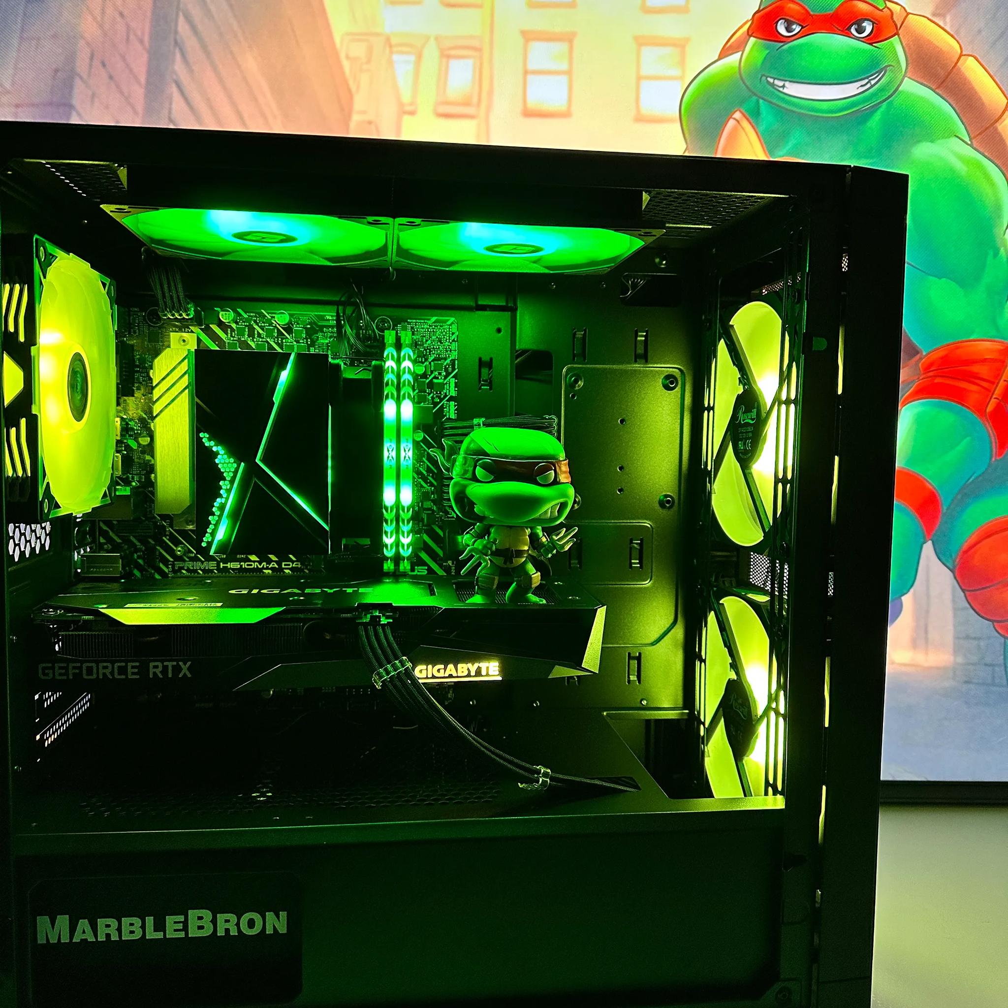 🐢🥷Raphael🐢🥷-Gaming PC-Nvidia RTX 3060 12GB-Intel i5 12400 6Cores-16GB DDR4 -1TB NVME