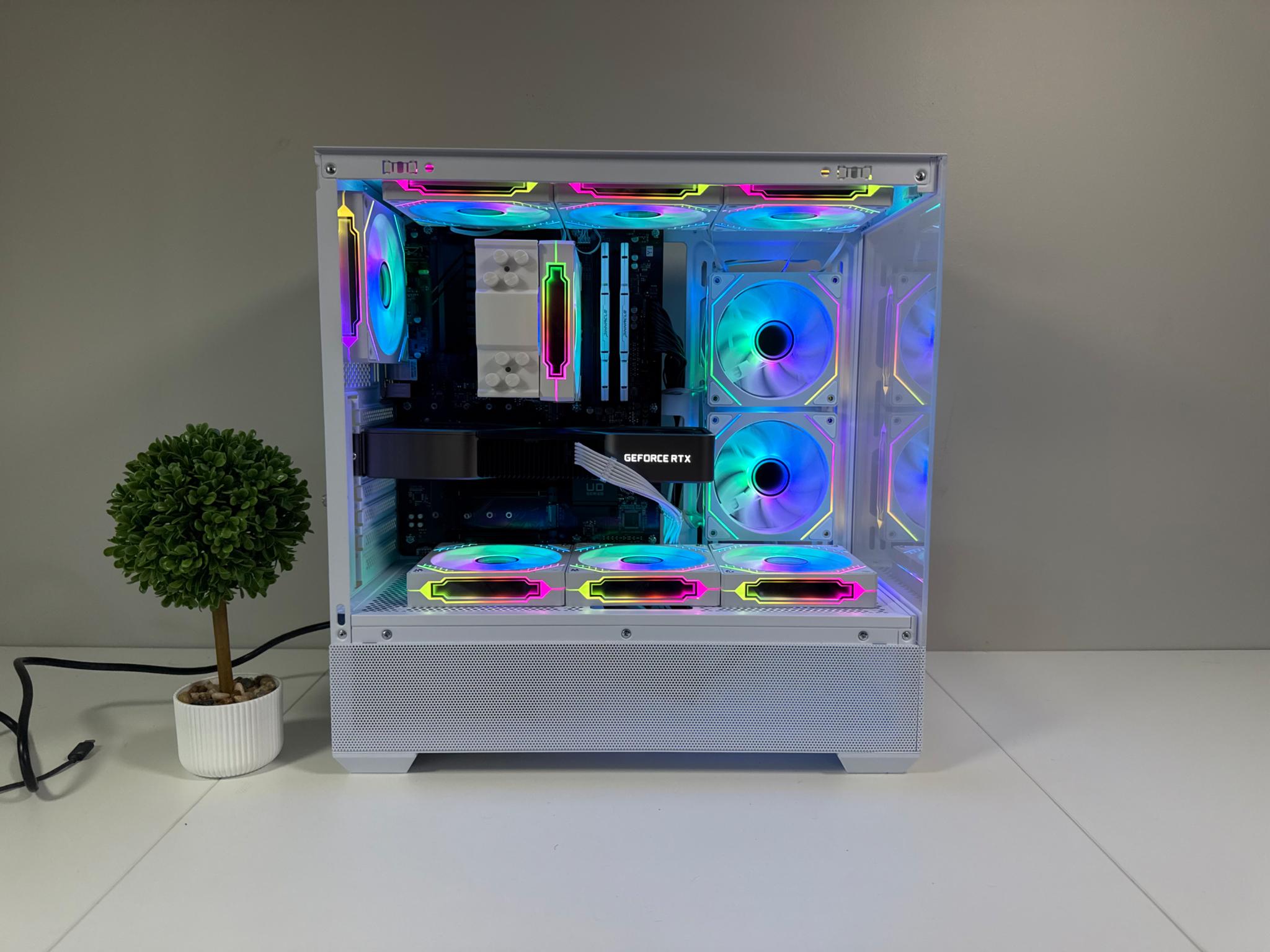 White RTX 3080 Gaming PC (Ryzen 7 5700 X3d)