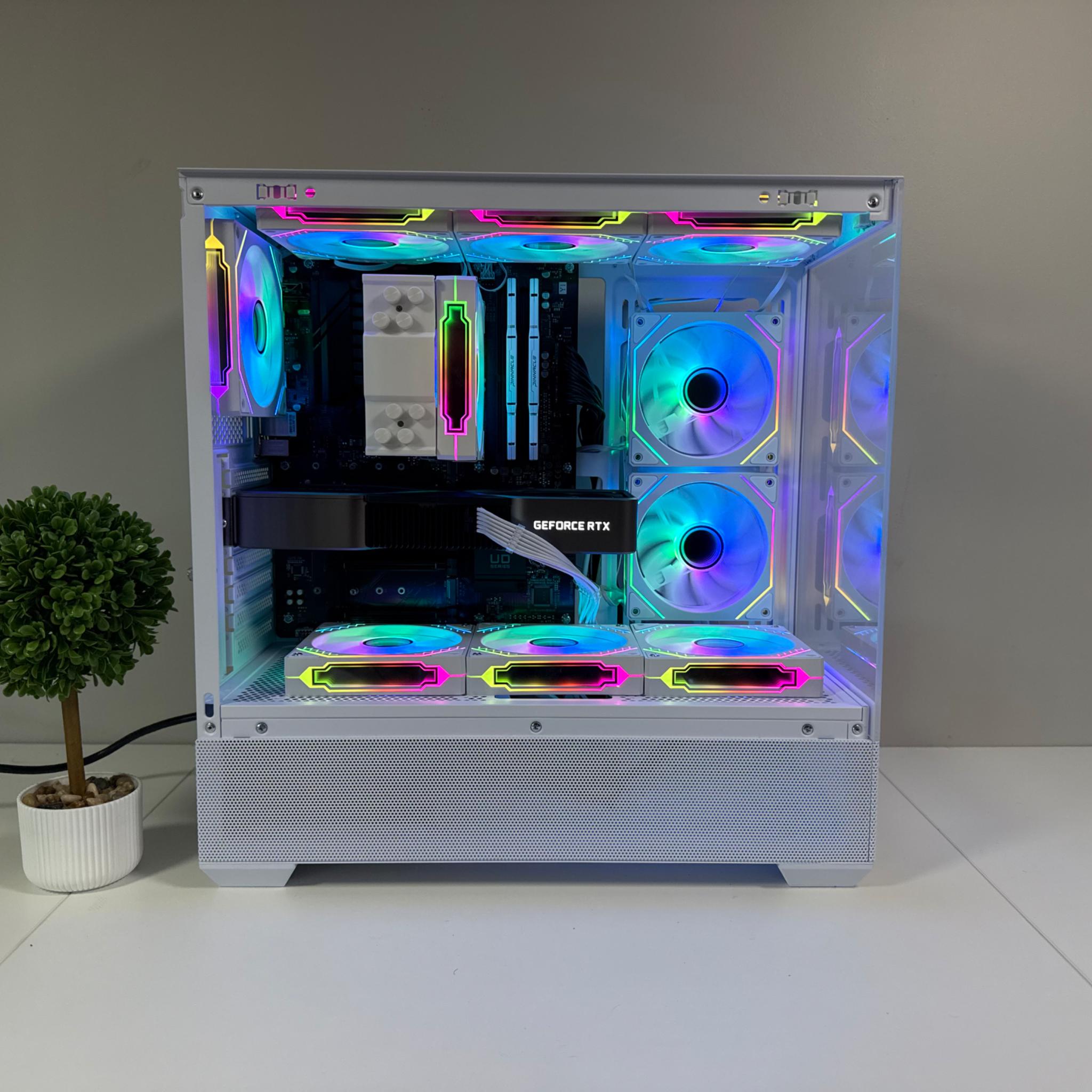 White RTX 3080 Gaming PC (Ryzen 7 5700 X3d)