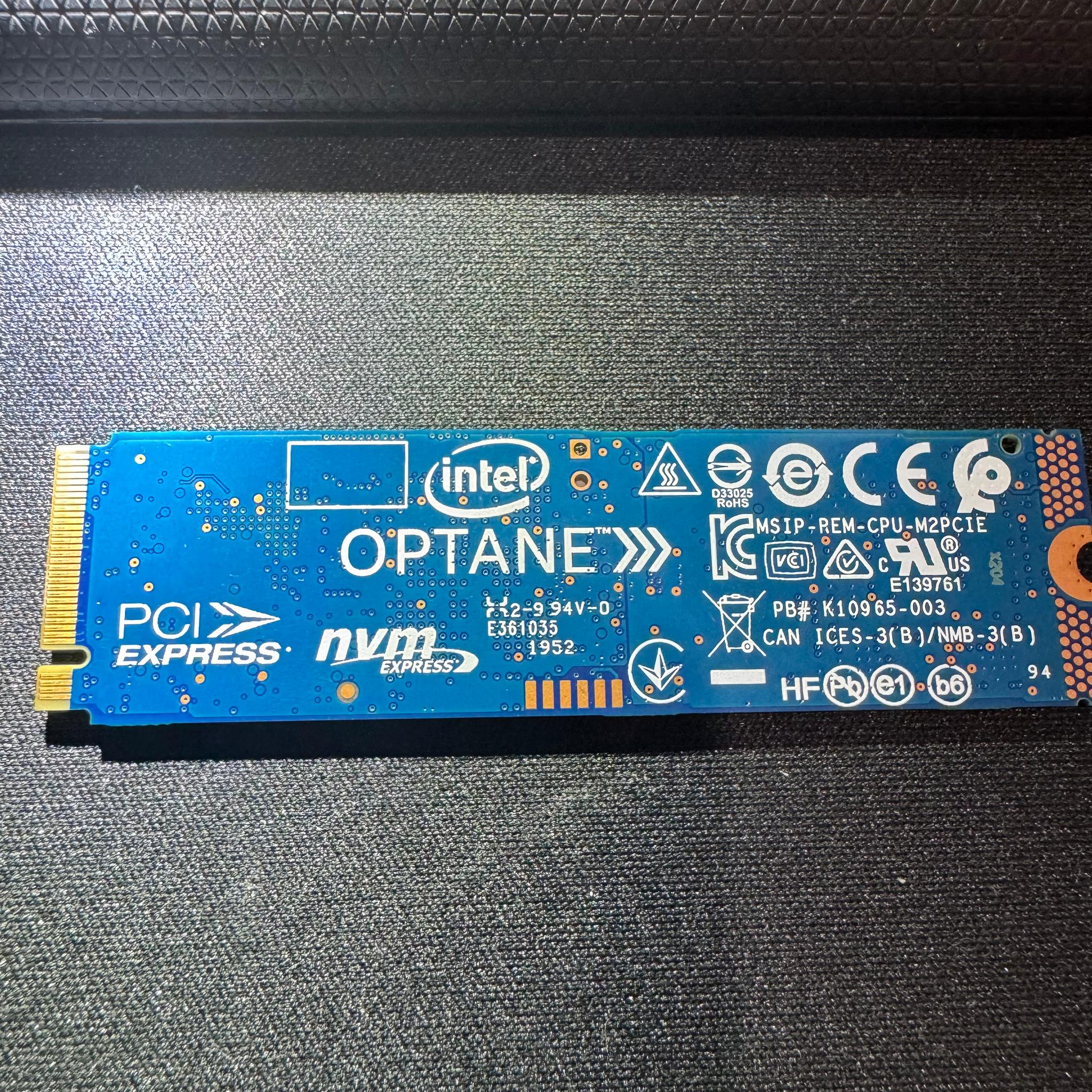 ntel Optane Memory H10 32GB + 1TB Solid State Storage M.2 SSD