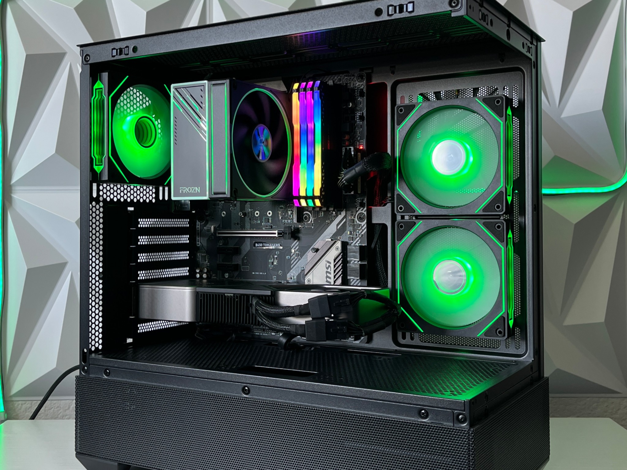 RTX 3080 10GB, Ryzen 7 5700G, 32GB RAM | Black RGB Gaming Computer/PC