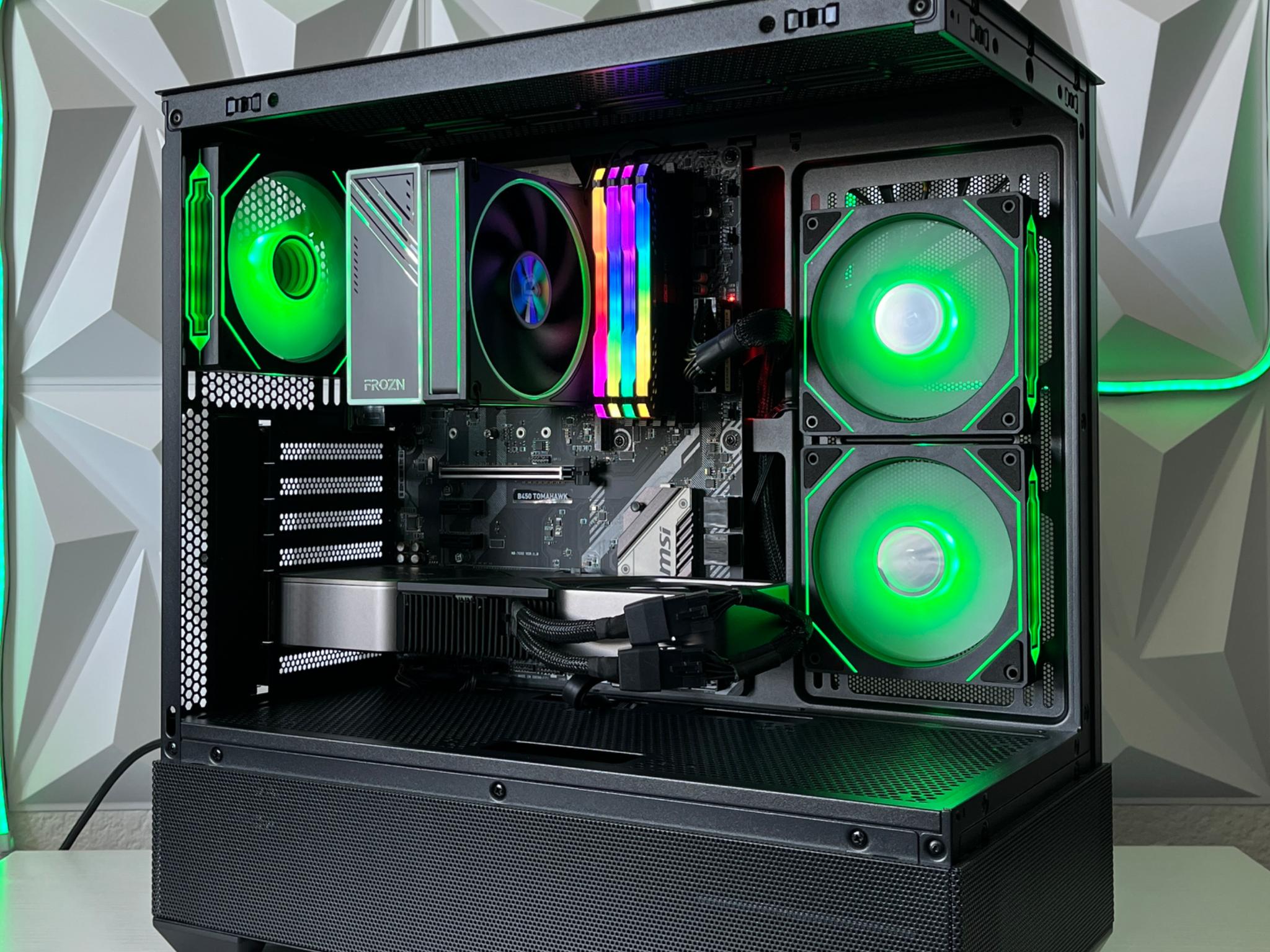 RTX 3080 10GB, Ryzen 7 5700G, 32GB RAM | Black RGB Gaming Computer/PC