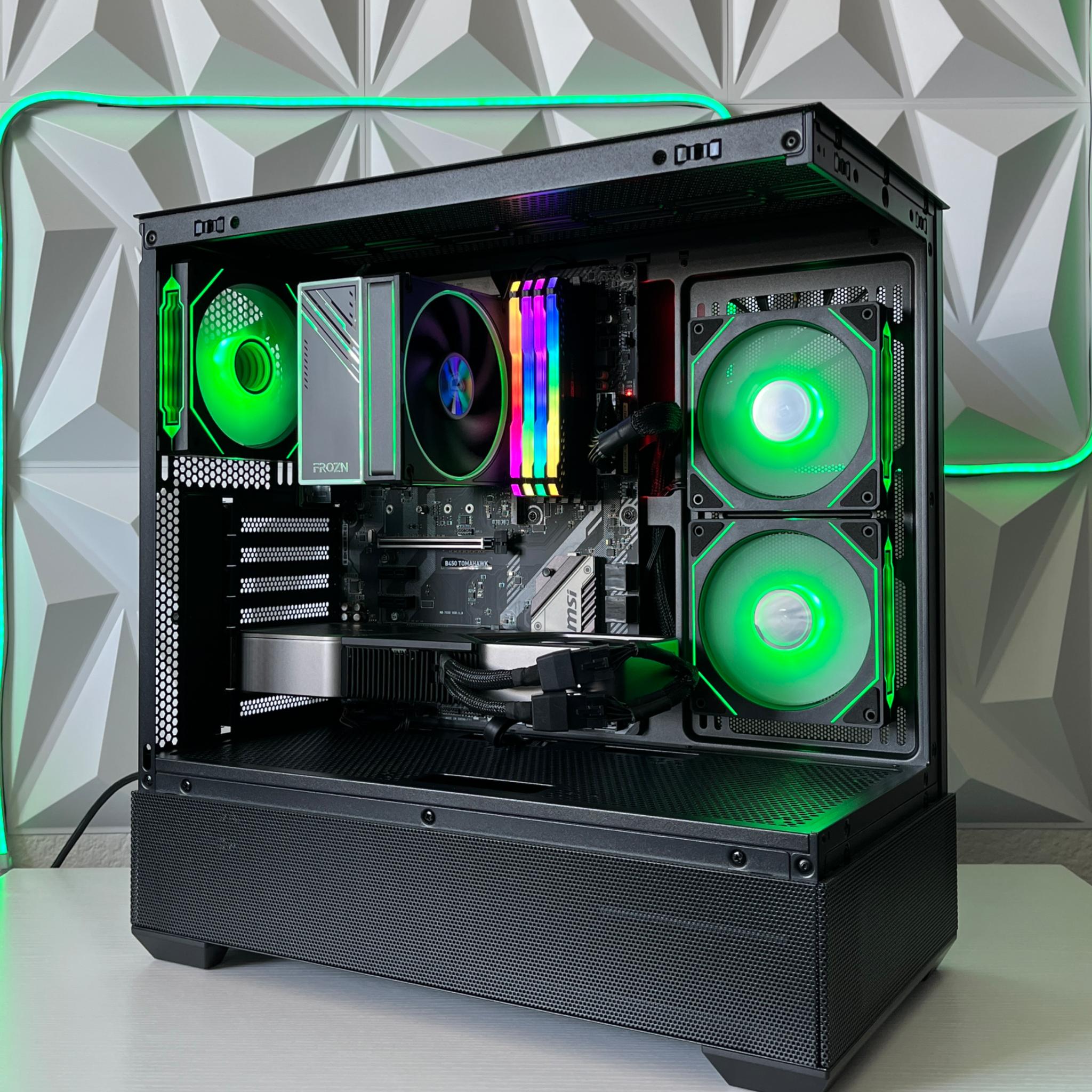 RTX 3080 10GB, Ryzen 7 5700G, 32GB RAM | Black RGB Gaming Computer/PC
