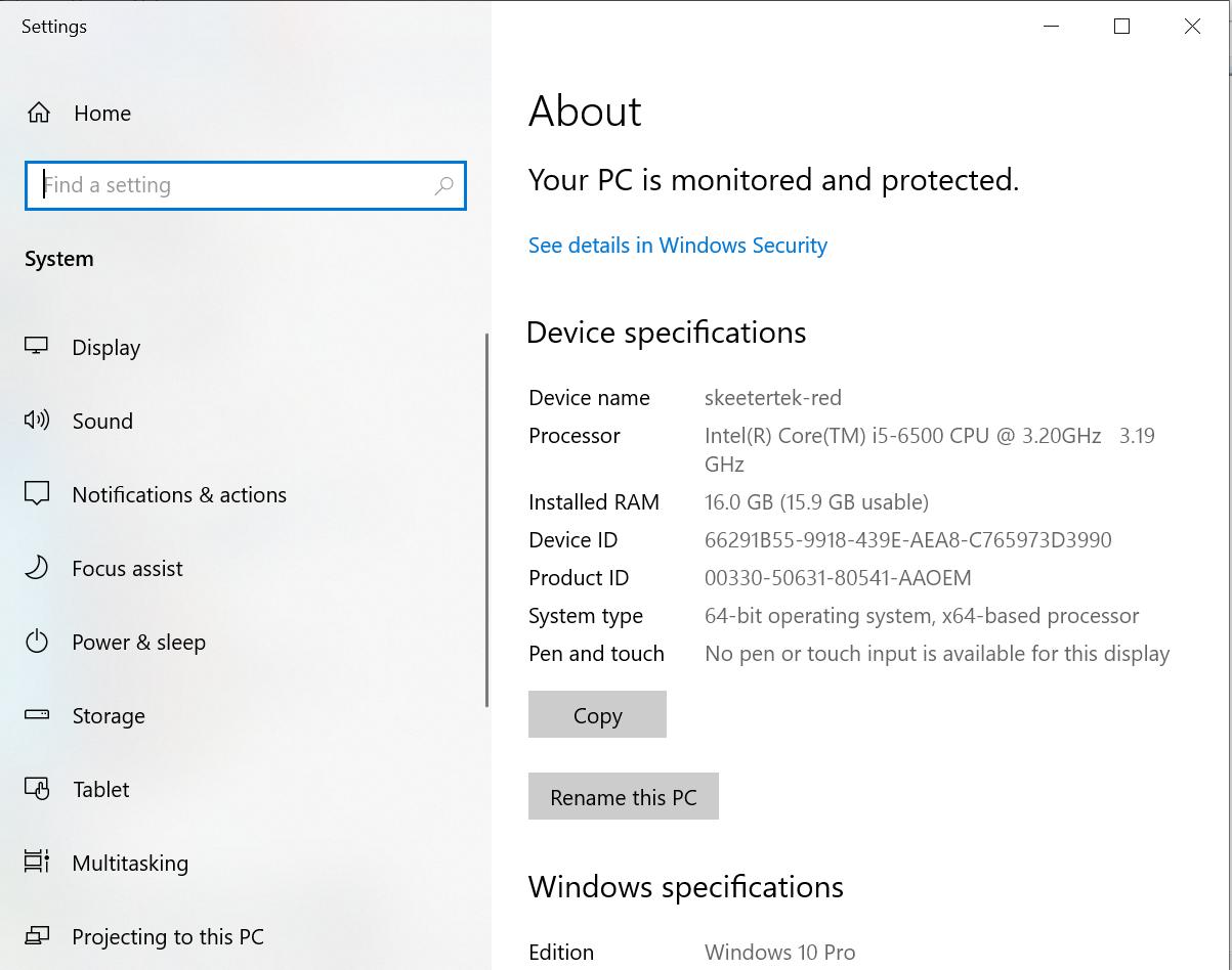 Budget Starter Pack-i5-6500, 16Gb, 1TB, RX 550x, 22" LCD, Keyboard & Mouse