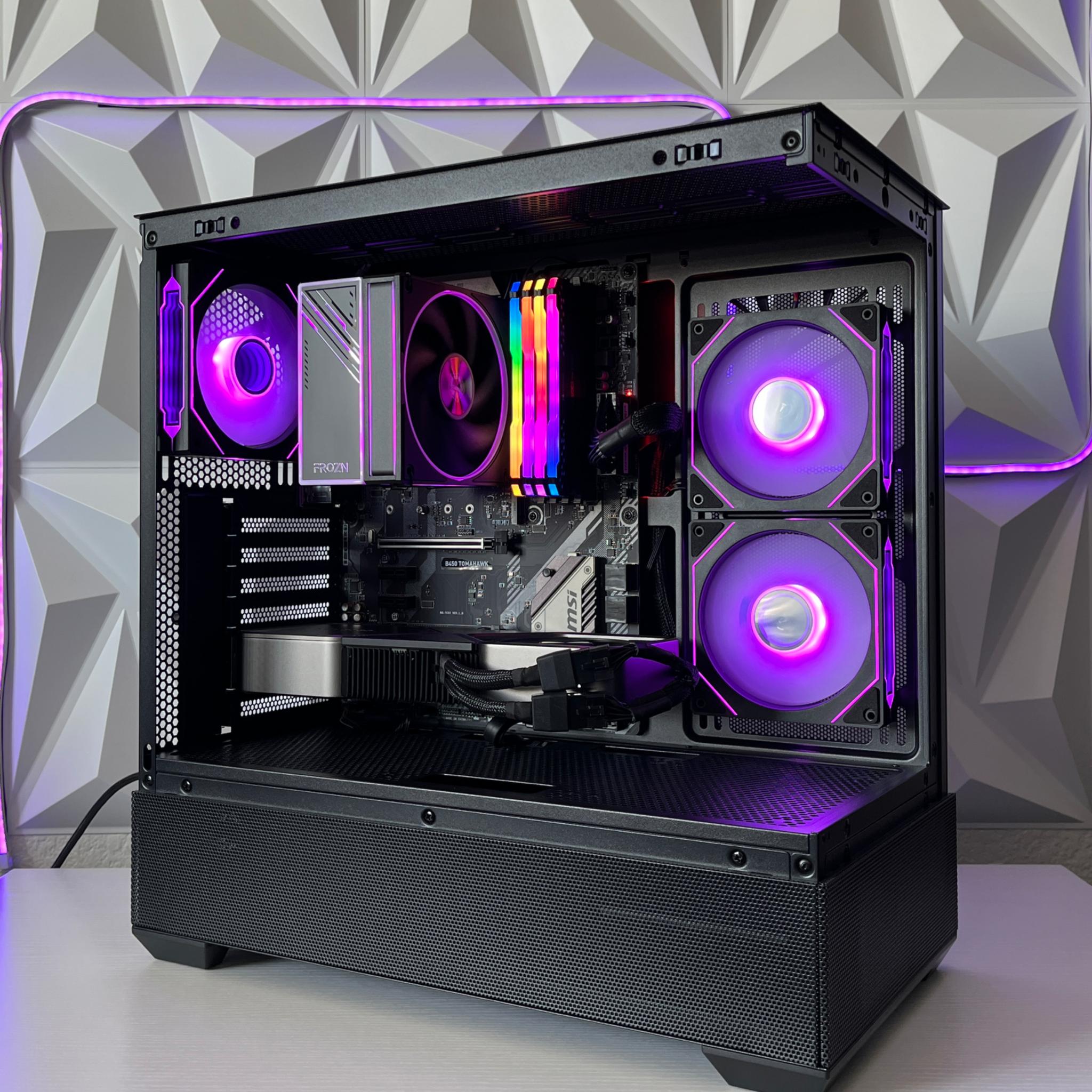 RTX 3080 10GB, Ryzen 7 5700G, 32GB RAM | Black RGB Gaming Computer/PC