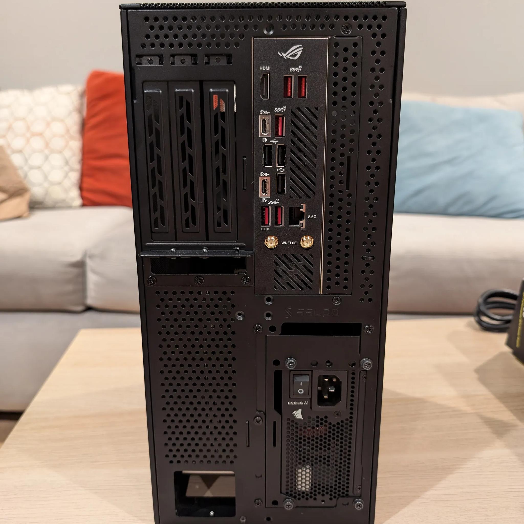 Mini-ITX SFF Ryzen 9 7950X, 64GB RAM 6000MHz , 850watt SFF PSU