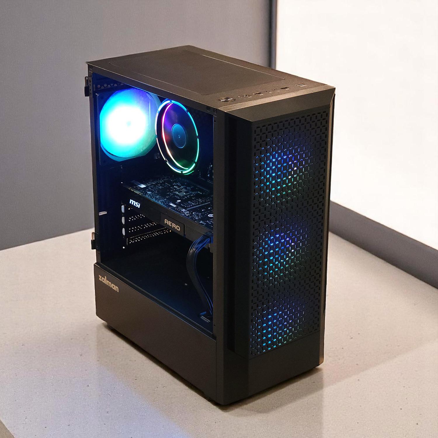 👊 GeForce GTX 1080, Ryzen Pro 3200G, 16GB RAM, 512GB M.2 SSD, WIFI, Win 11 Pro 👊 GTX™ Gaming PC!