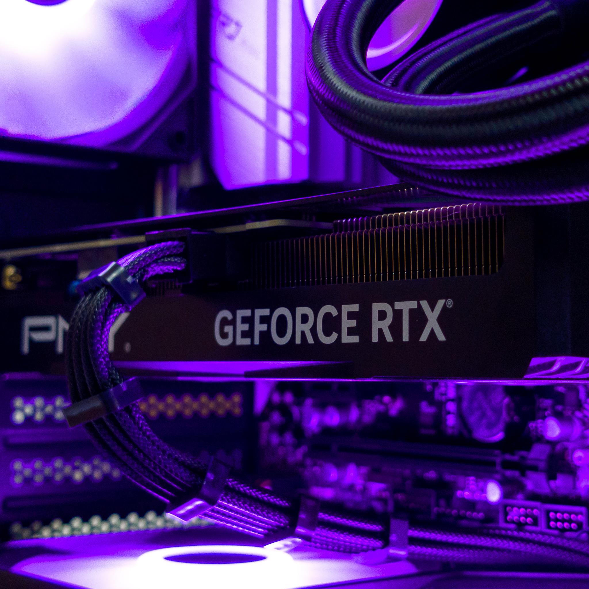 💜🖤 RTX 4070 / Ryzen 7 5800X / 32GB Gaming PC 💜🖤