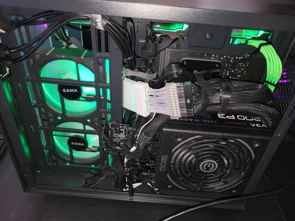 👾🧠 LOCUTUS-POWERED BORG NODE | RTX 3080 FTW3 × 32GB DDR4 × LCD Pod 🧠👾 One Cube.