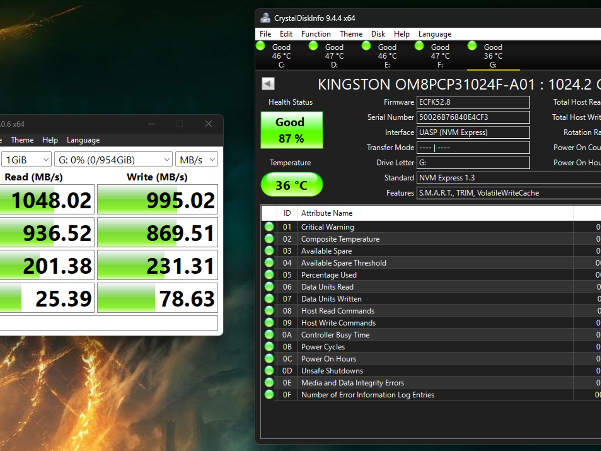 1TB Kingston SSD (OM8PCP31024F-A01)