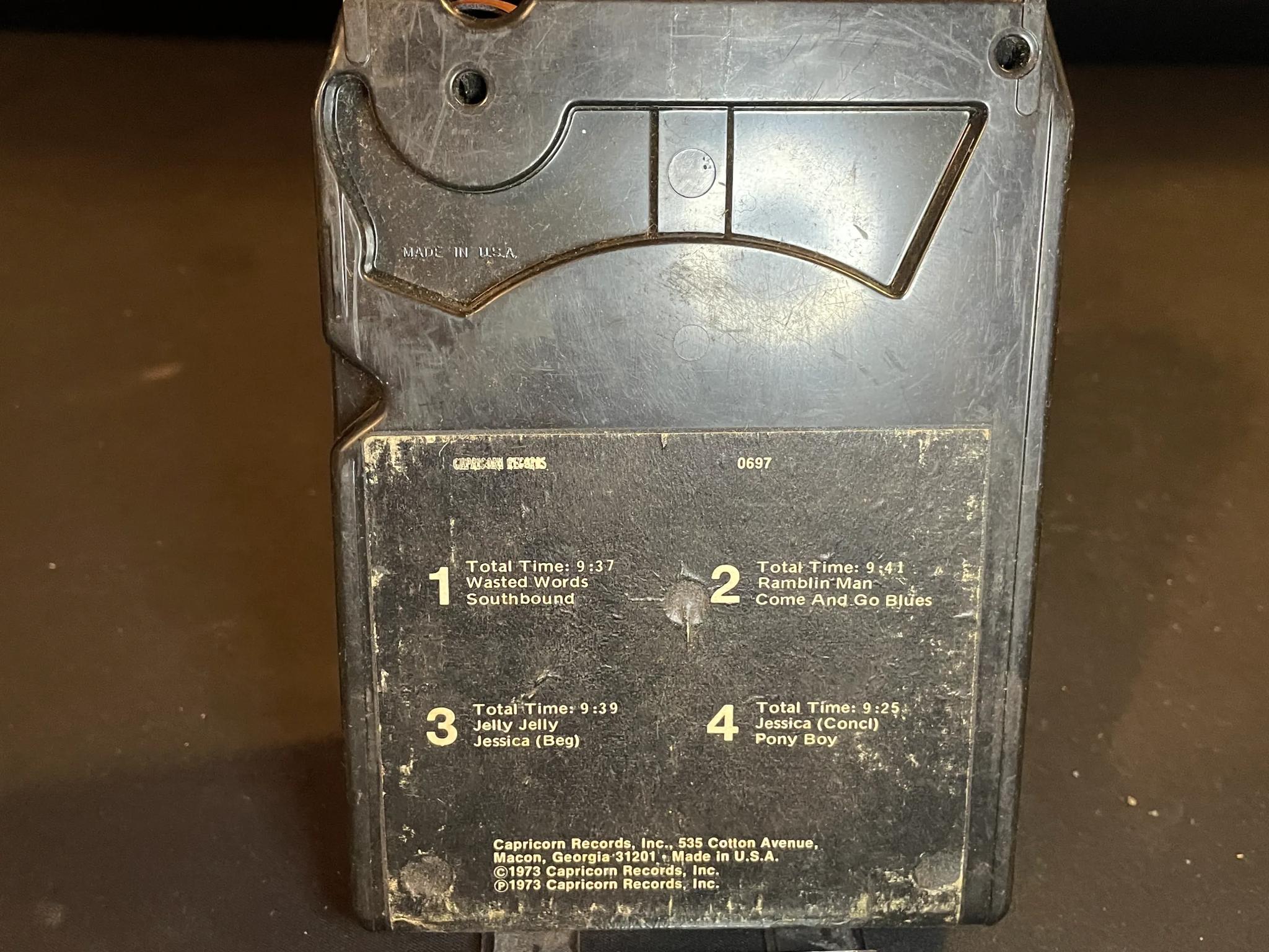 The allman brothers band brothers and sisters 8-track