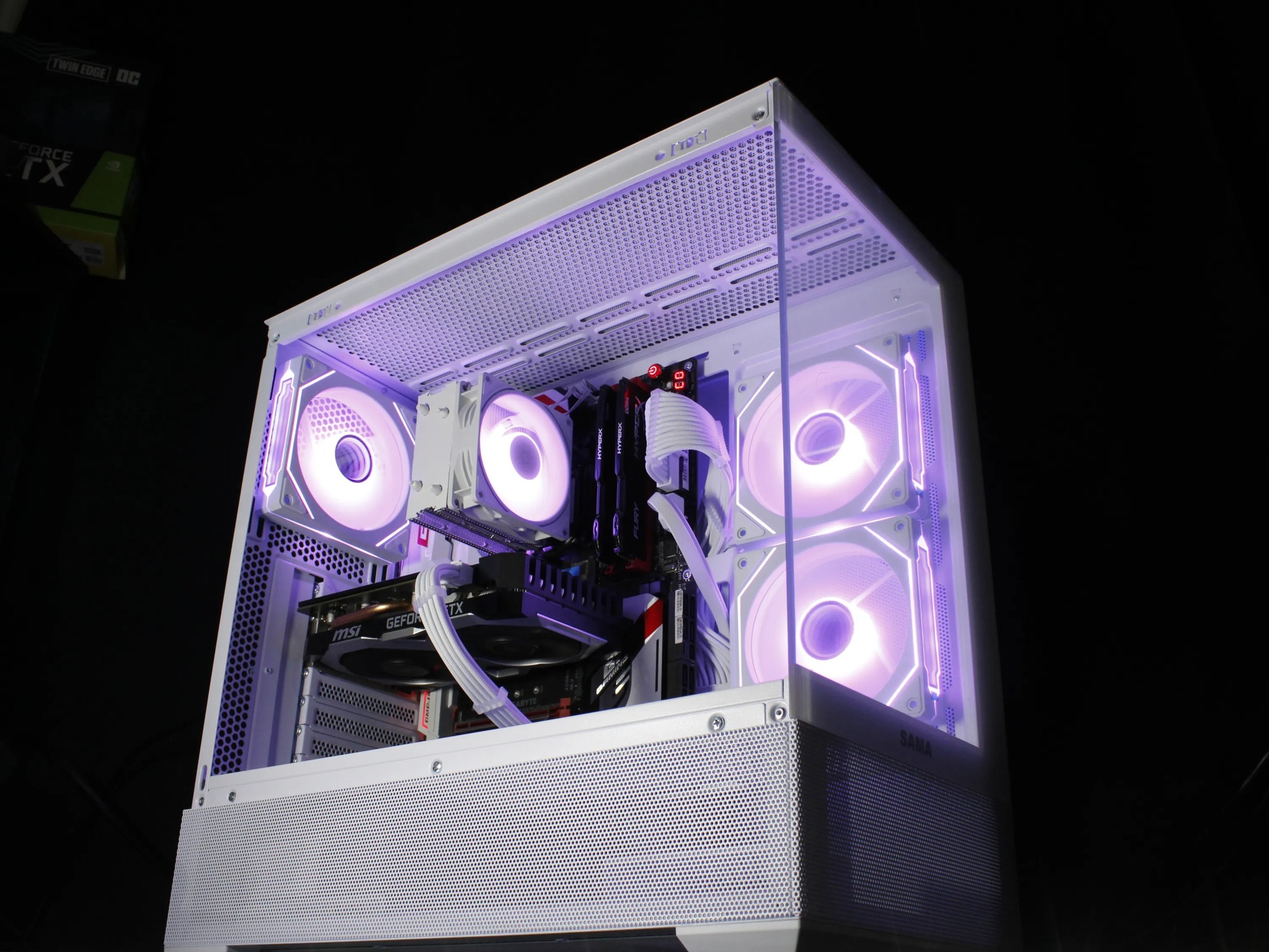 White Gaming PC [GTX 1660 Super][i7 7700K]