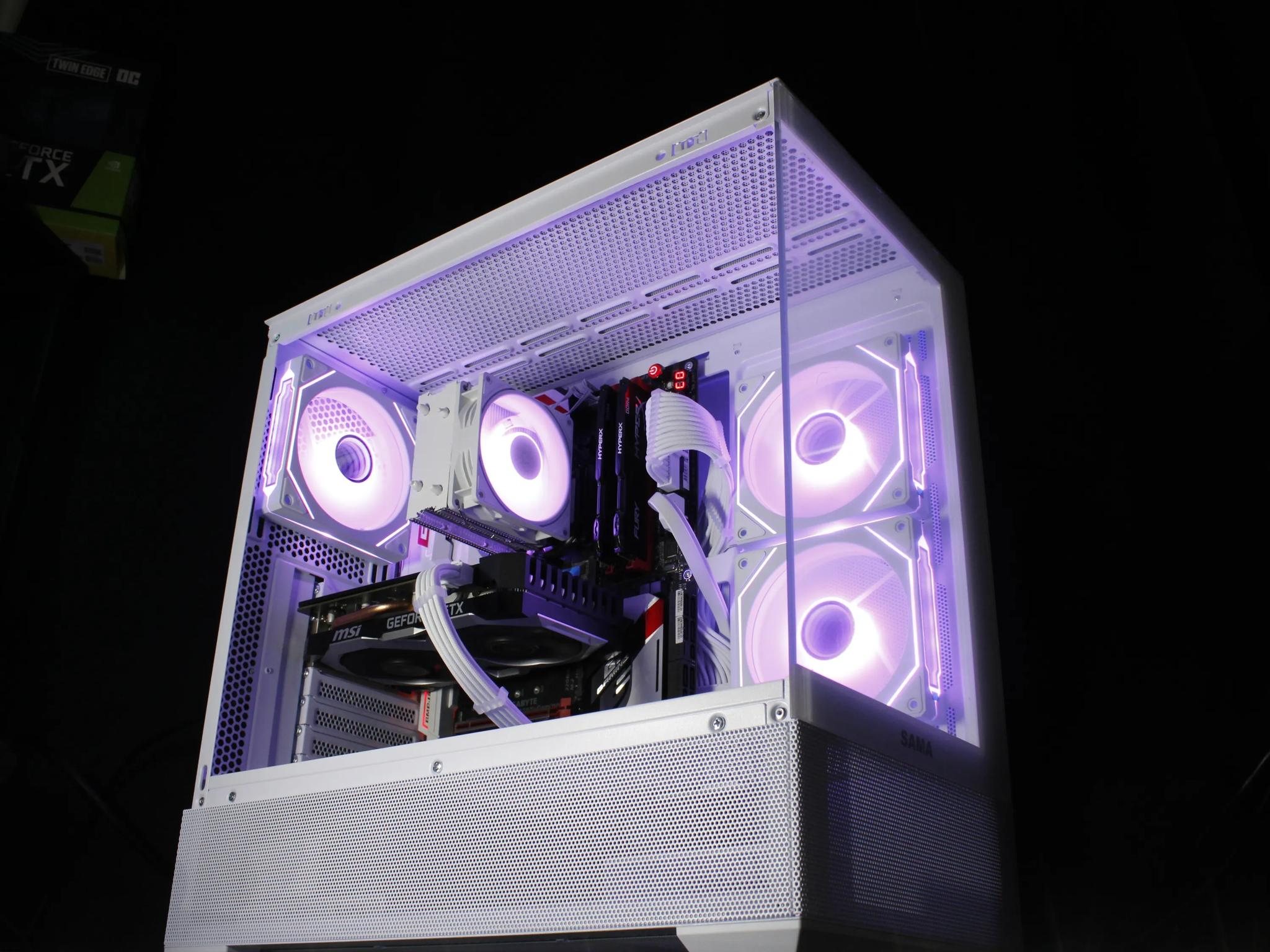 White Gaming PC [GTX 1660 Super][i7 7700K]
